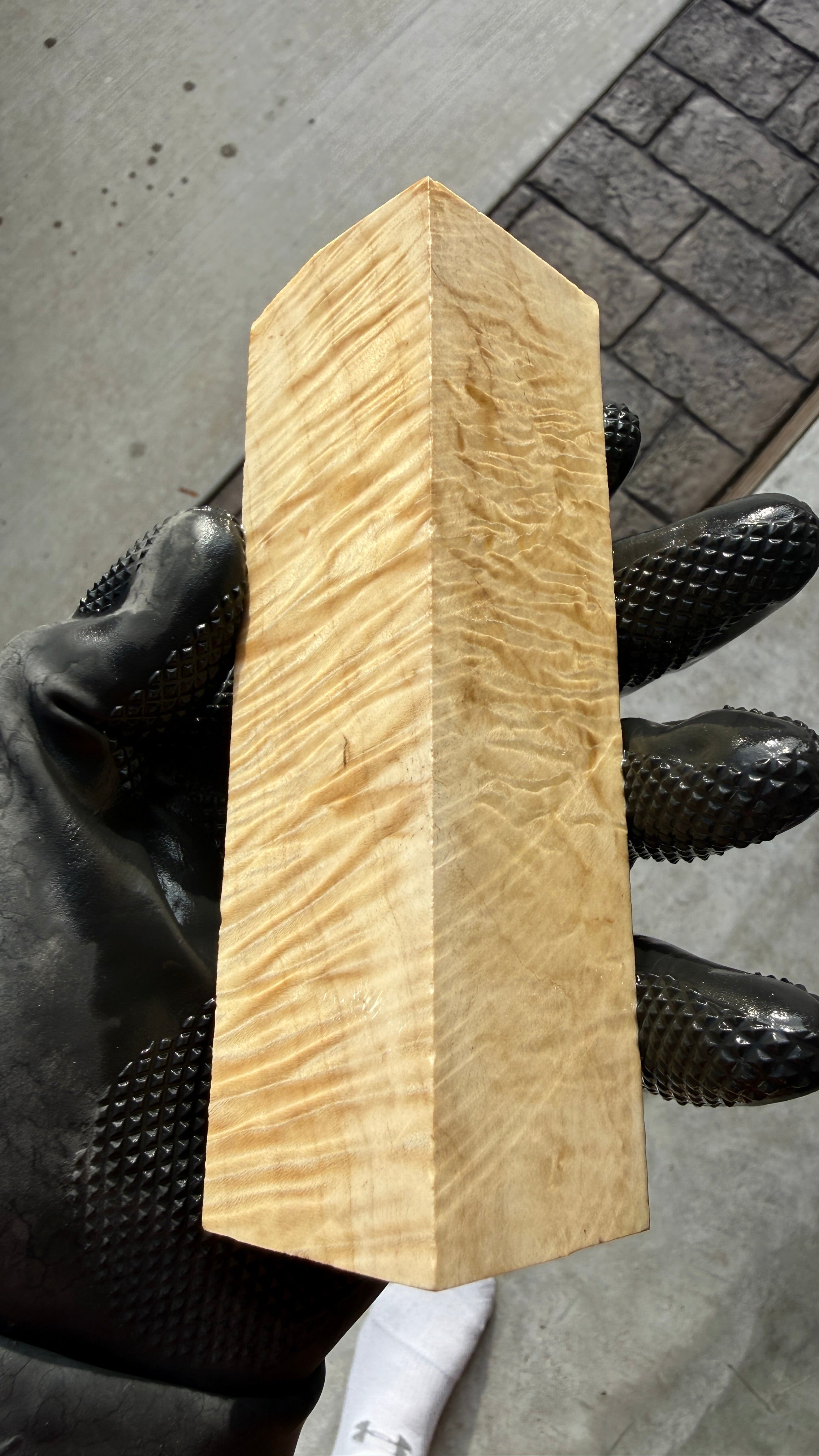 Curly Box Elder Block CBEB-243 (Stabilized)