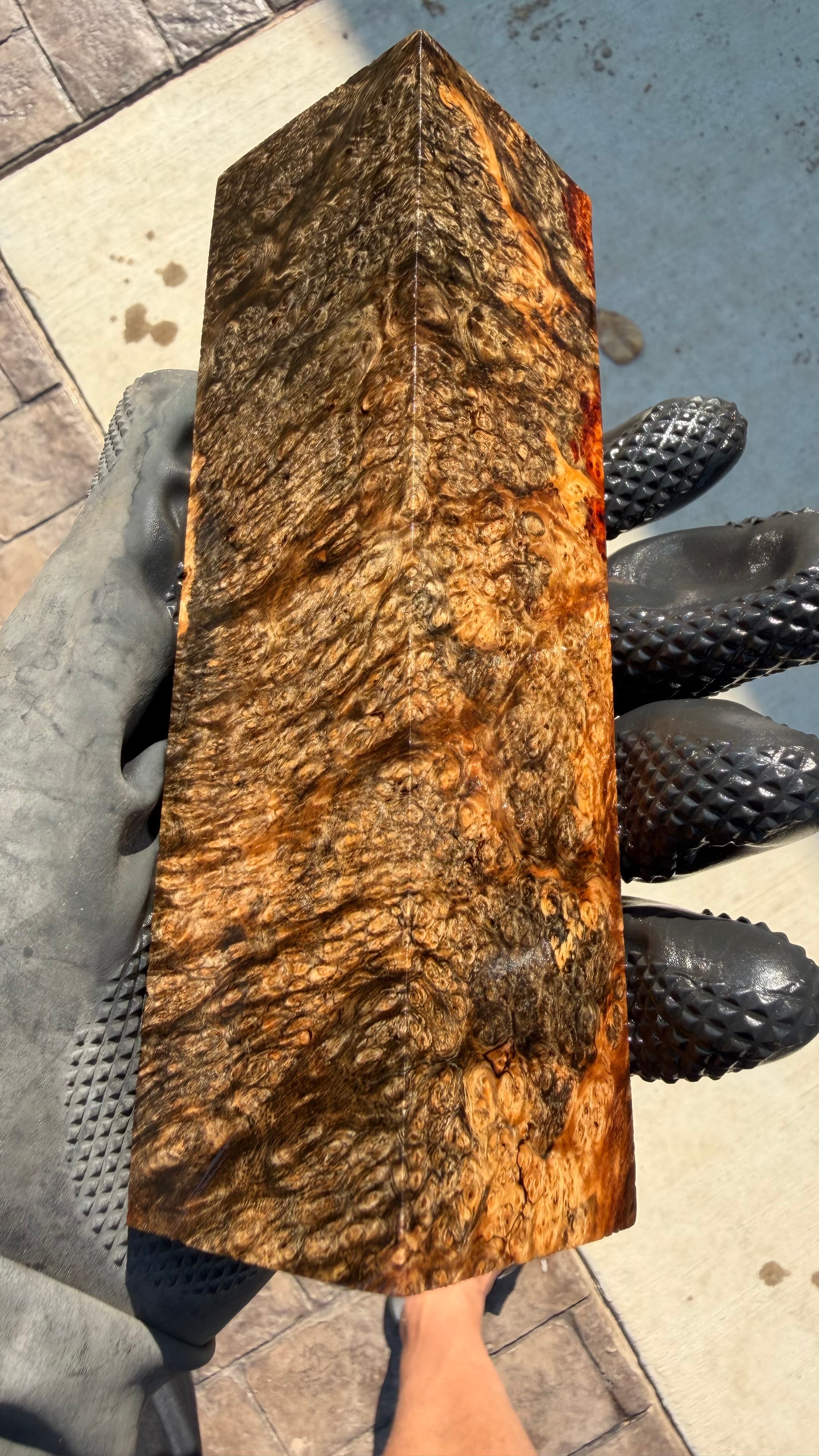 Amboyna Burl Block AYBB-023 (Stabilized)