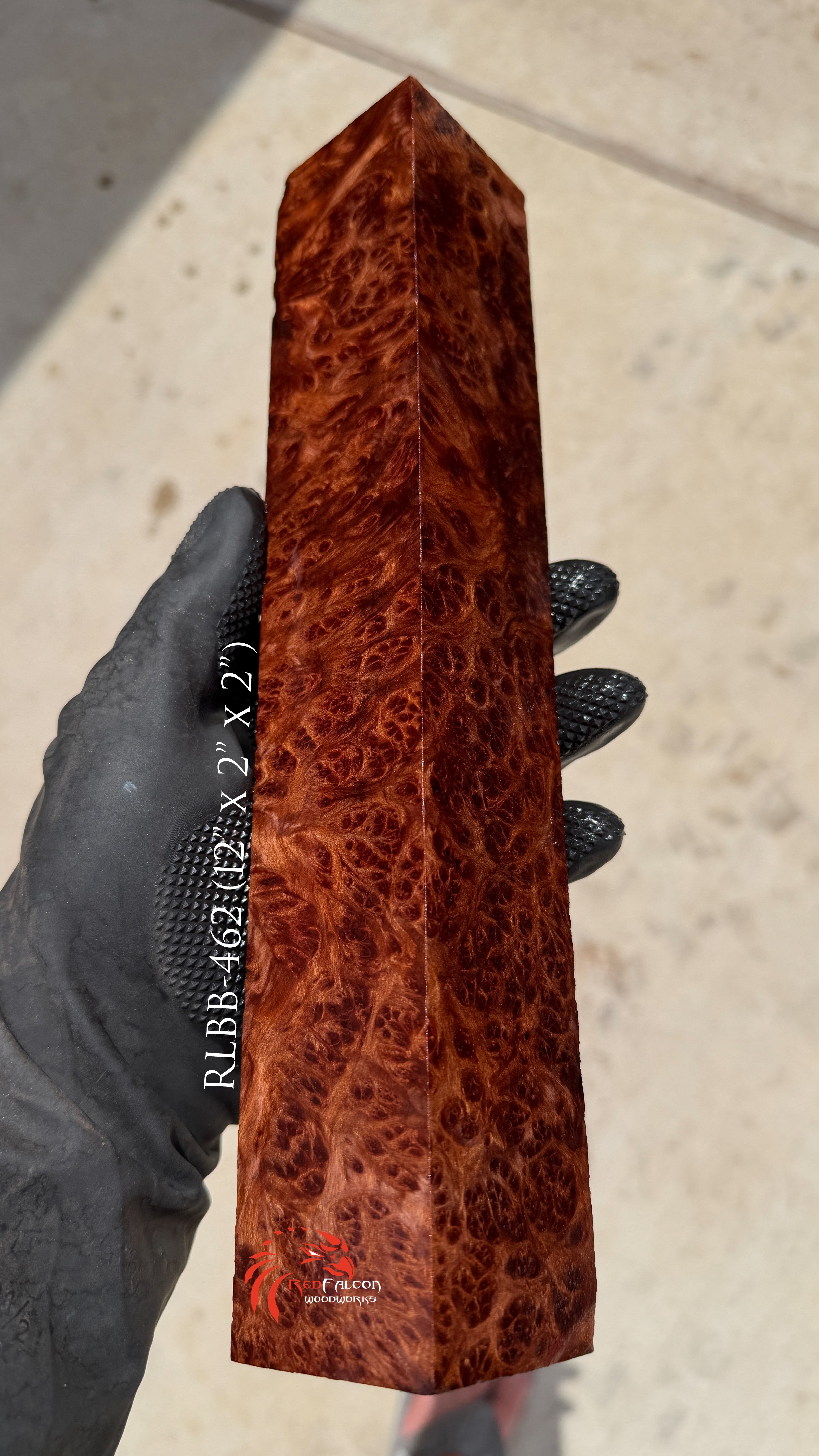 Redwood Burl Block RLBB-462 (Stabilized)