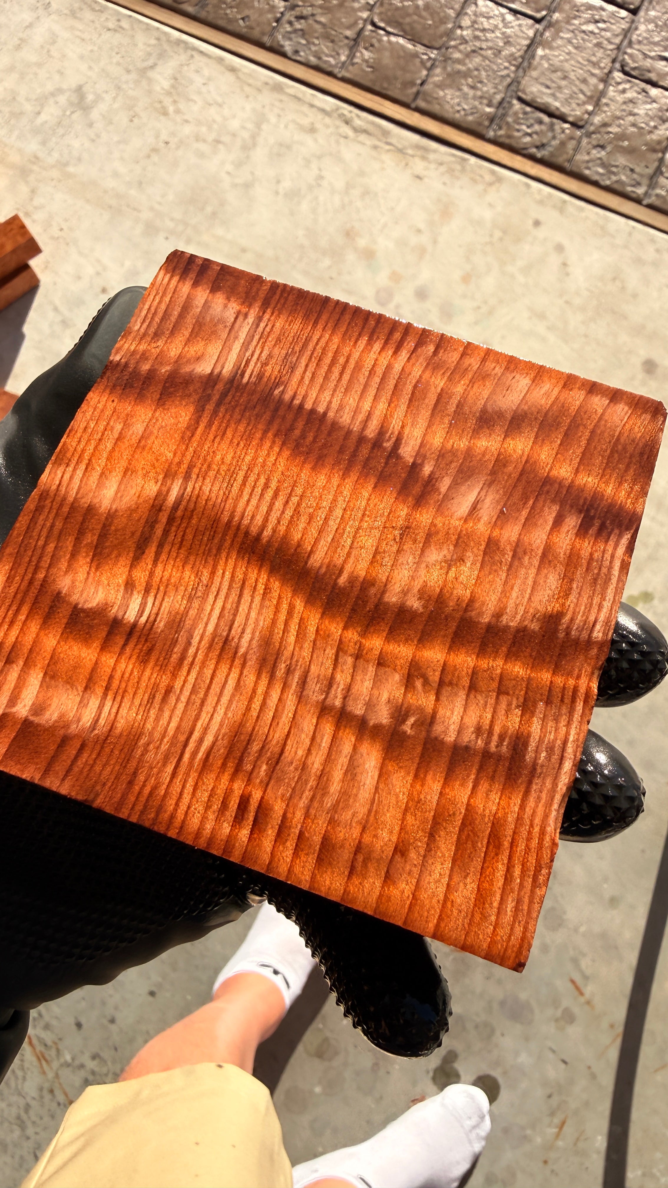 Ringwood Block R Curly Redwood Block RLBB-322 (Stabilized)