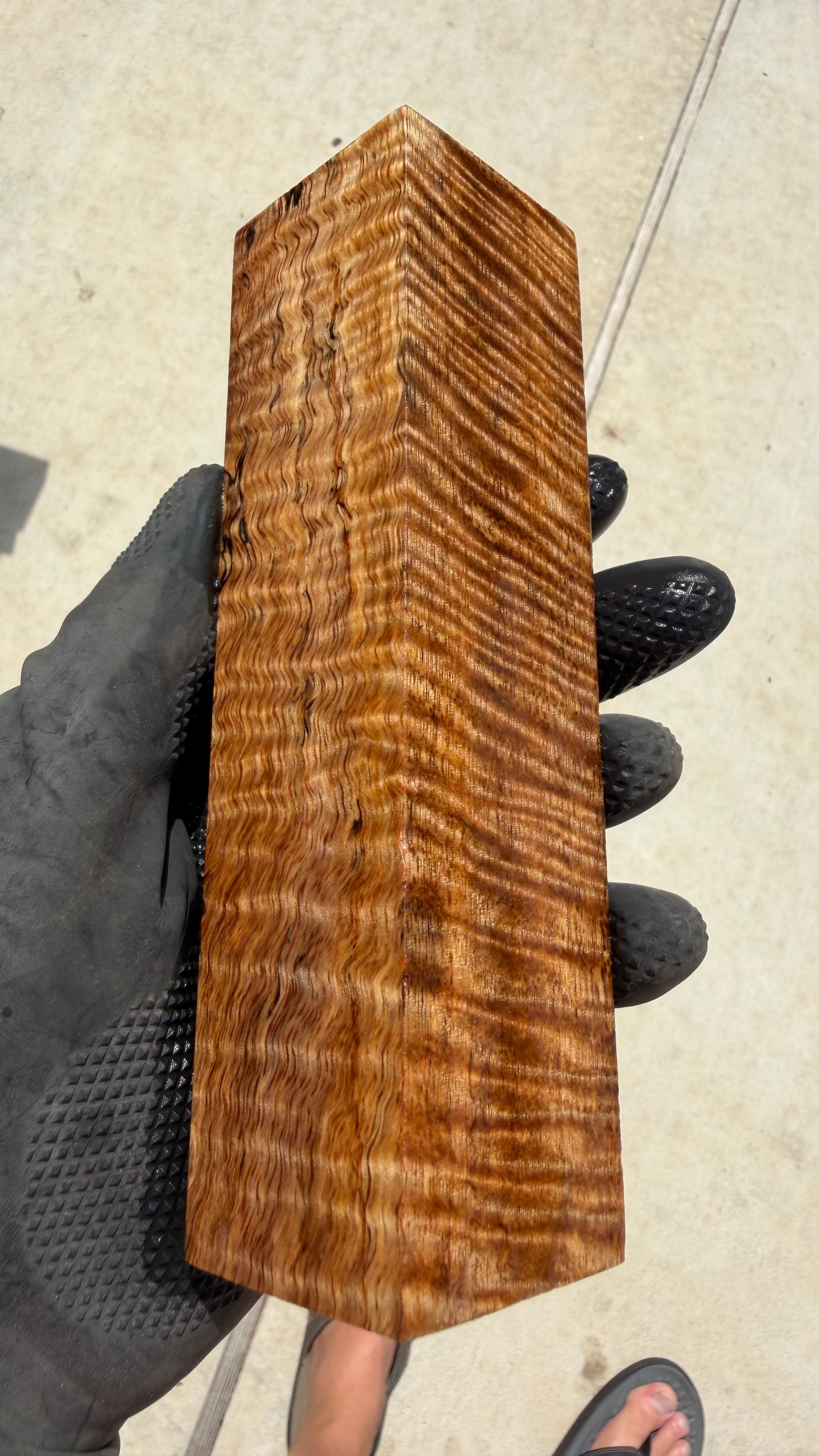 Curly Mango Block COMB-005 (Stabilized)