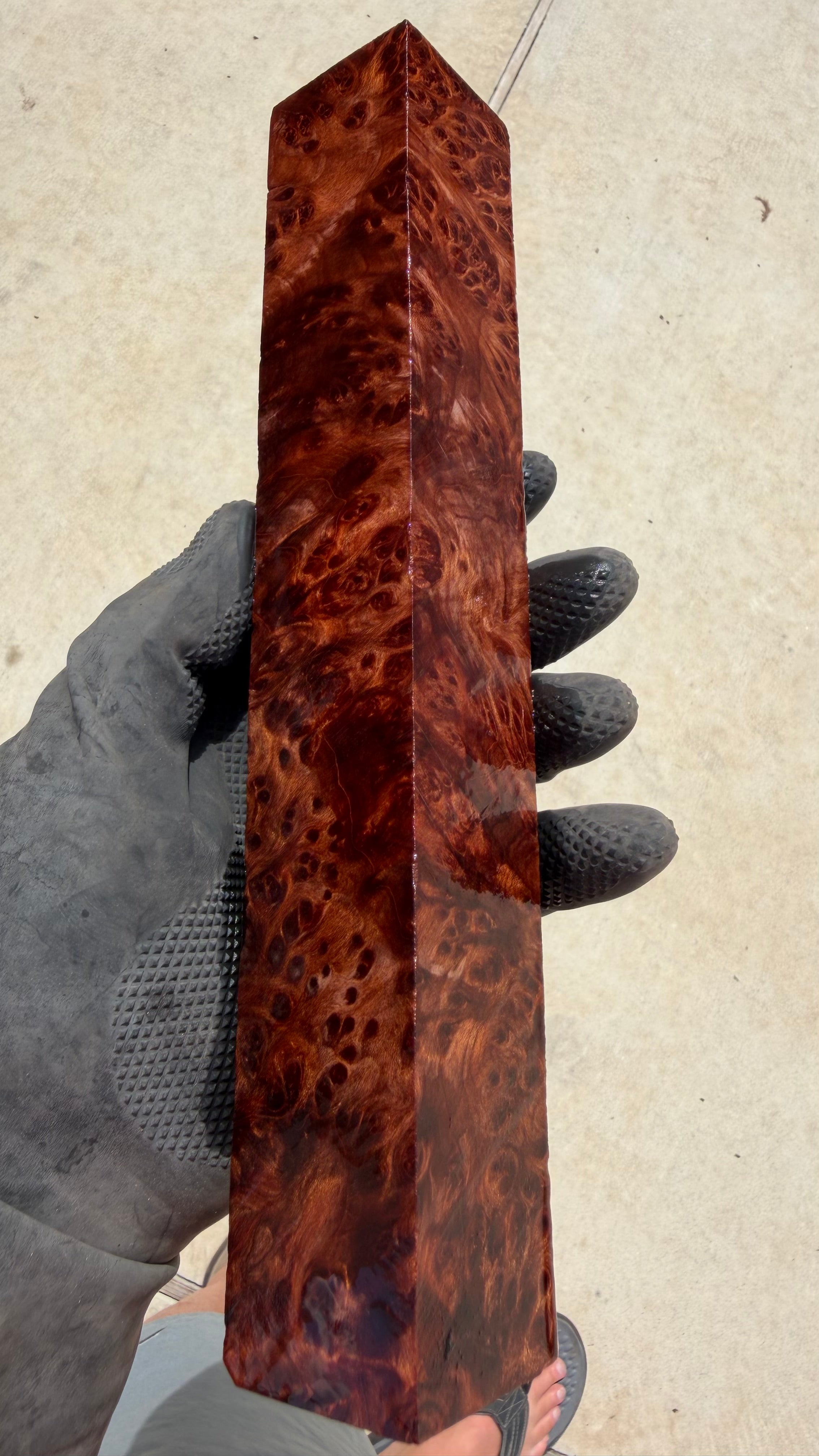 Redwood Burl Block RLBB-462 (Stabilized)