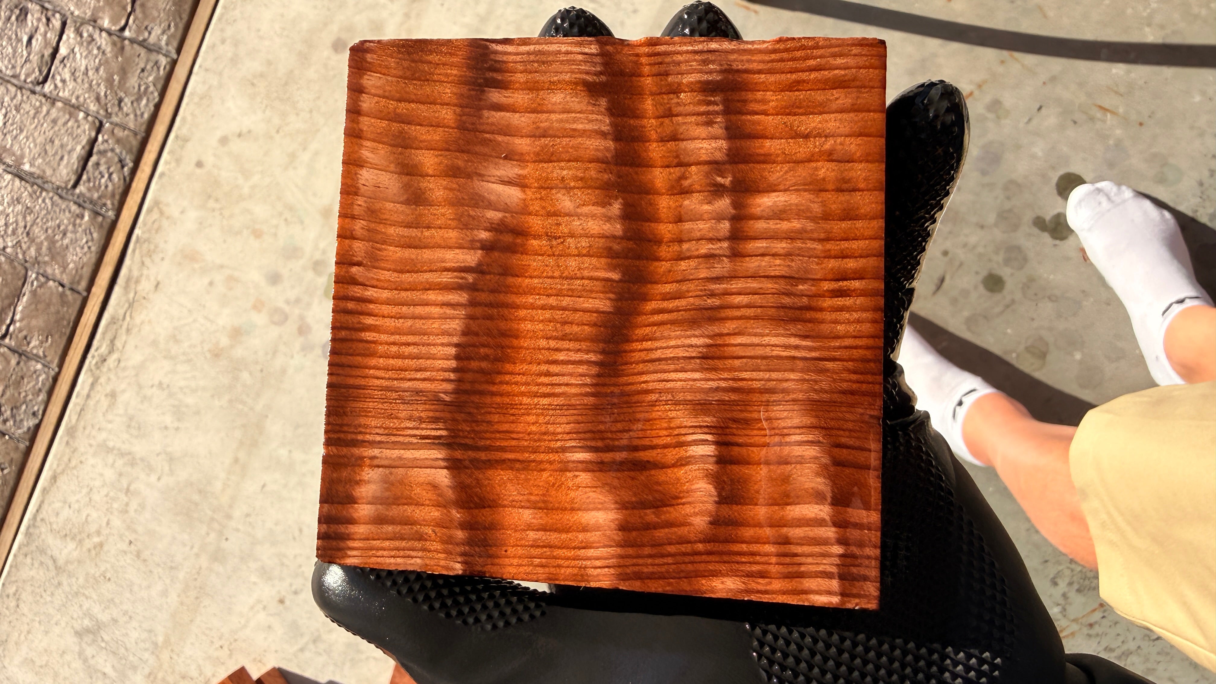 Ringwood Block R Curly Redwood Block RLBB-322 (Stabilized)
