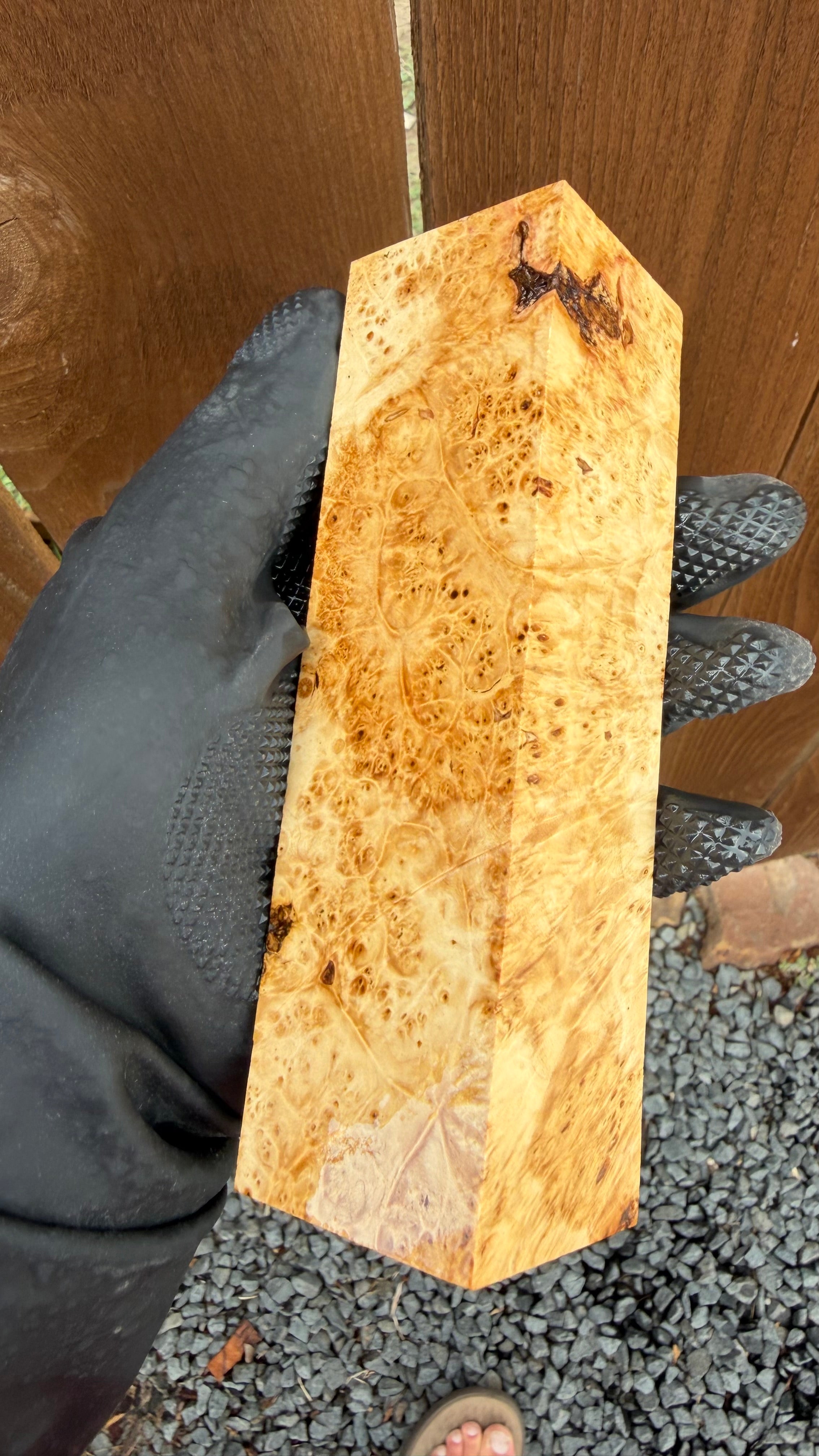 Box Elder Burl Block BEBB-242 (Stabilized)