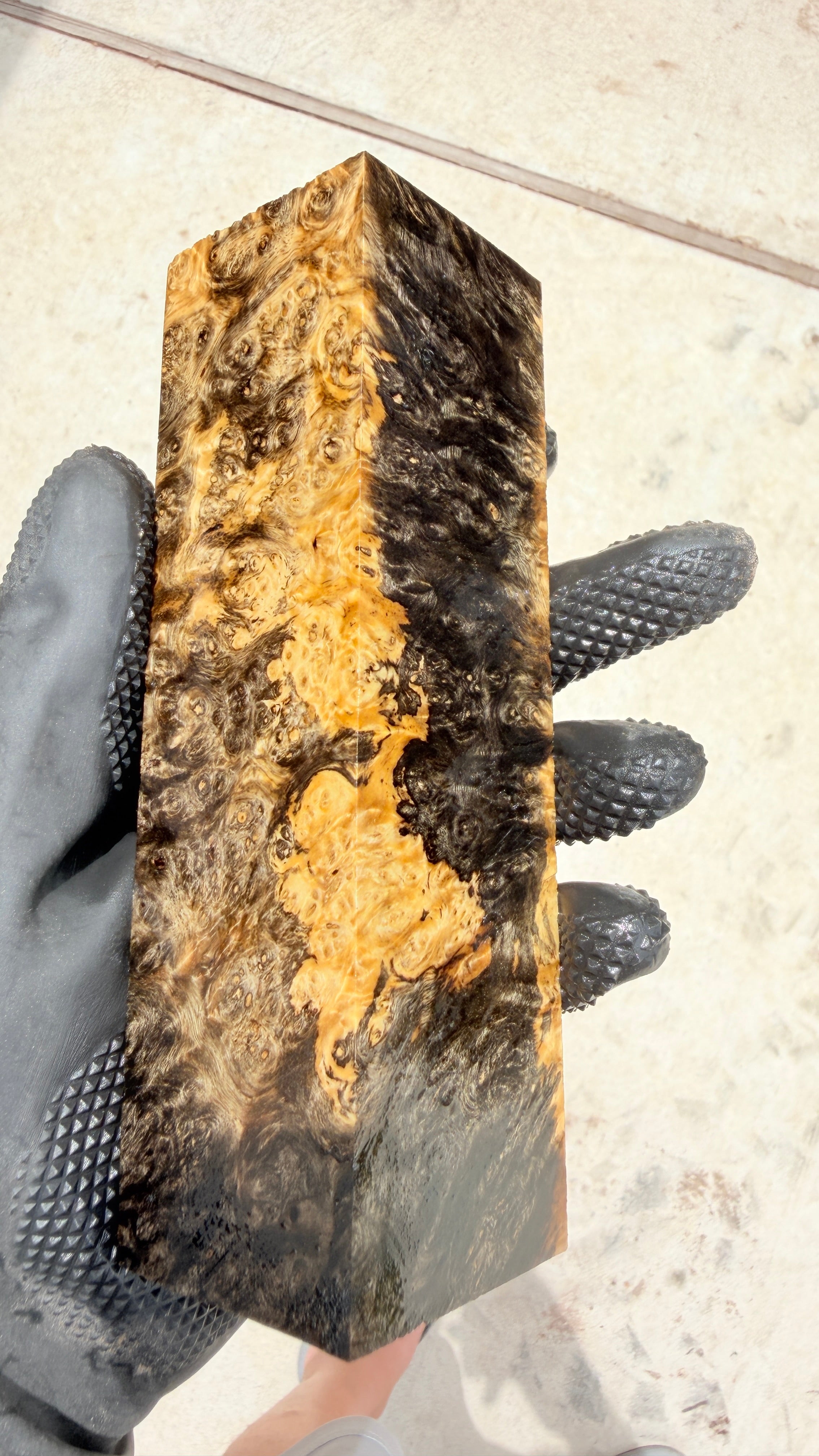 Amboyna Burl Block AYBB-026 (Stabilized)