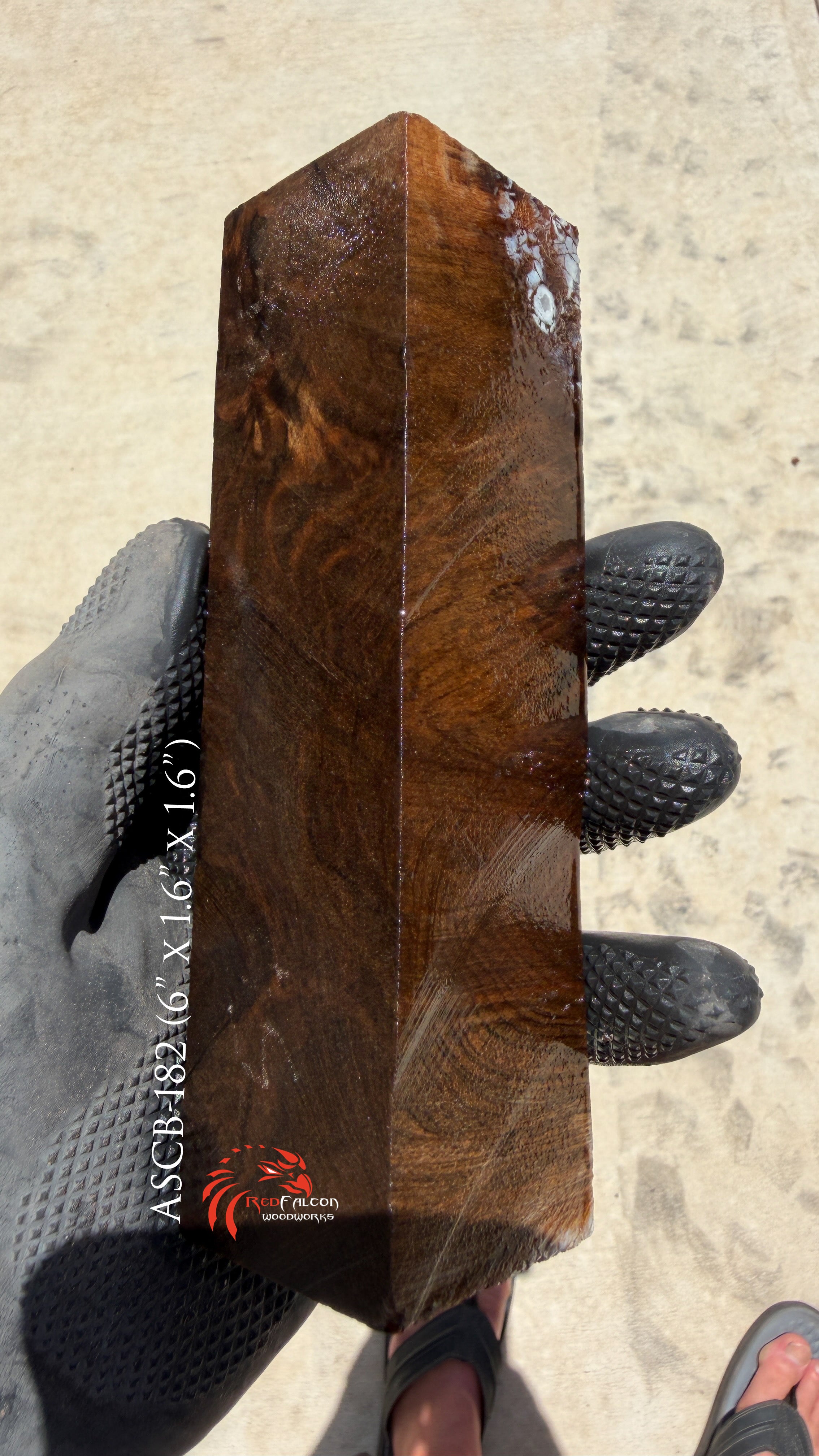 Ancient Sinker Cypress Block ASCB-182 (Stabilized)
