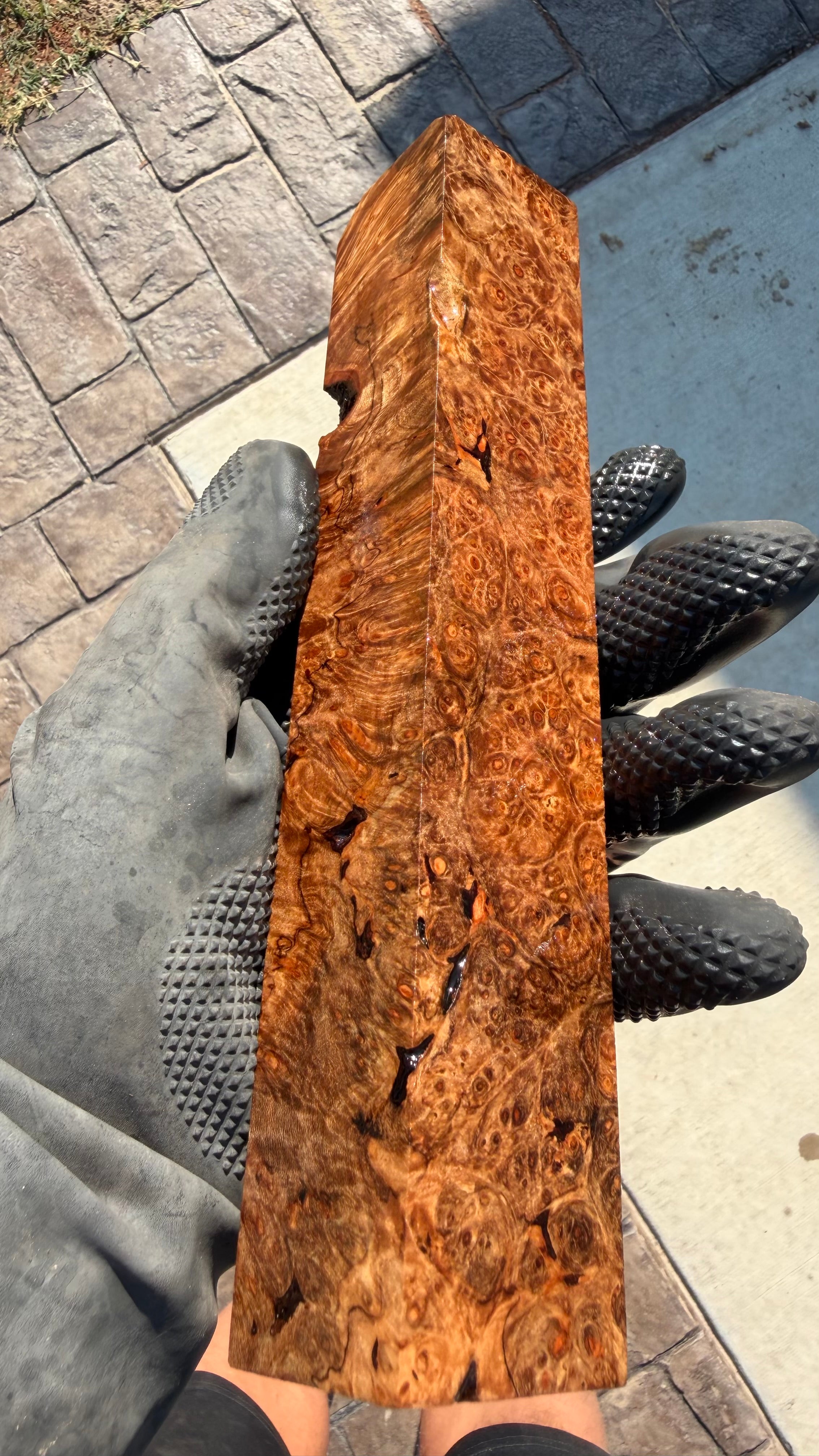 Maple Burl Block MPBB-155 (Stabilized)
