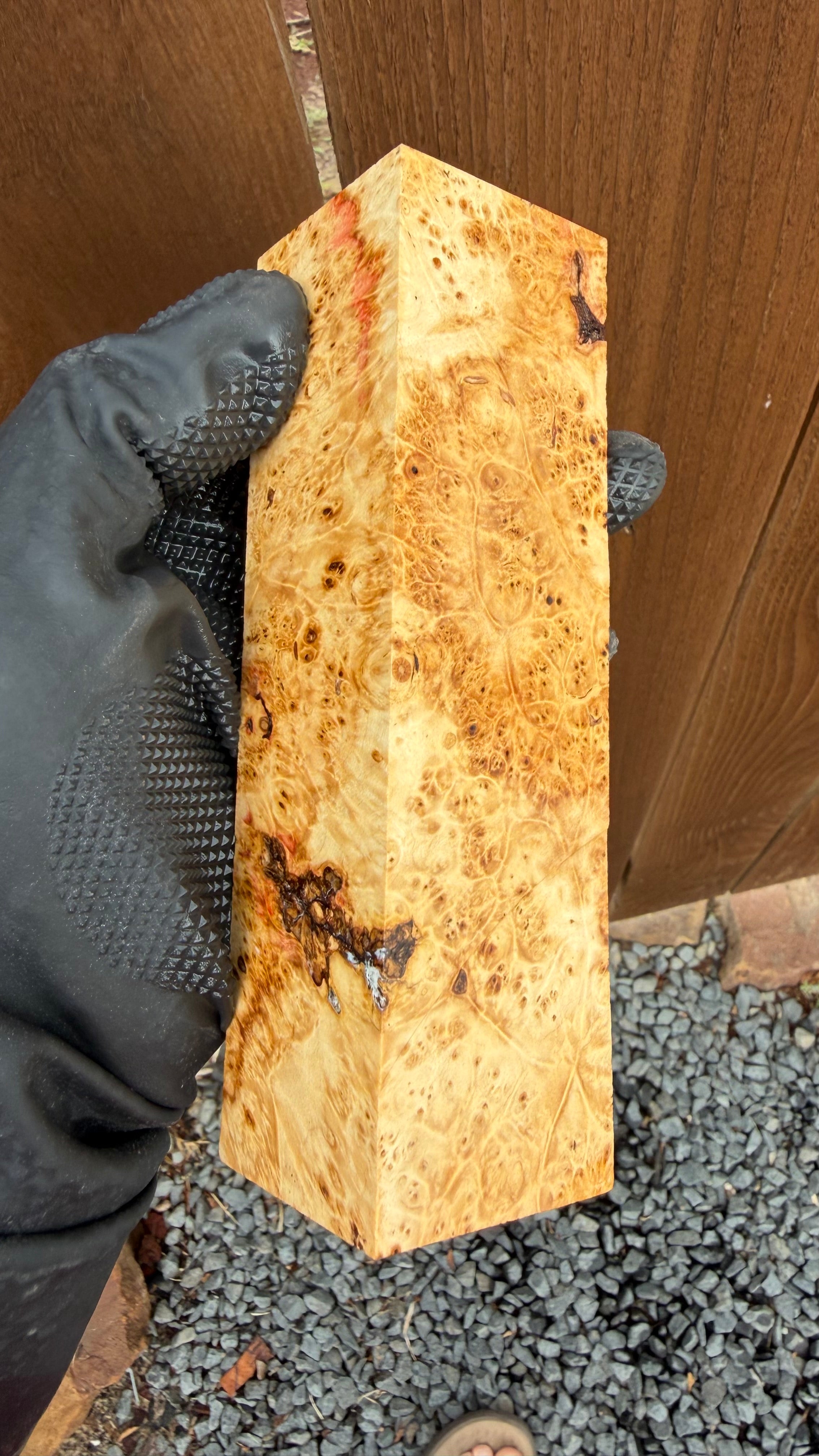 Box Elder Burl Block BEBB-242 (Stabilized)