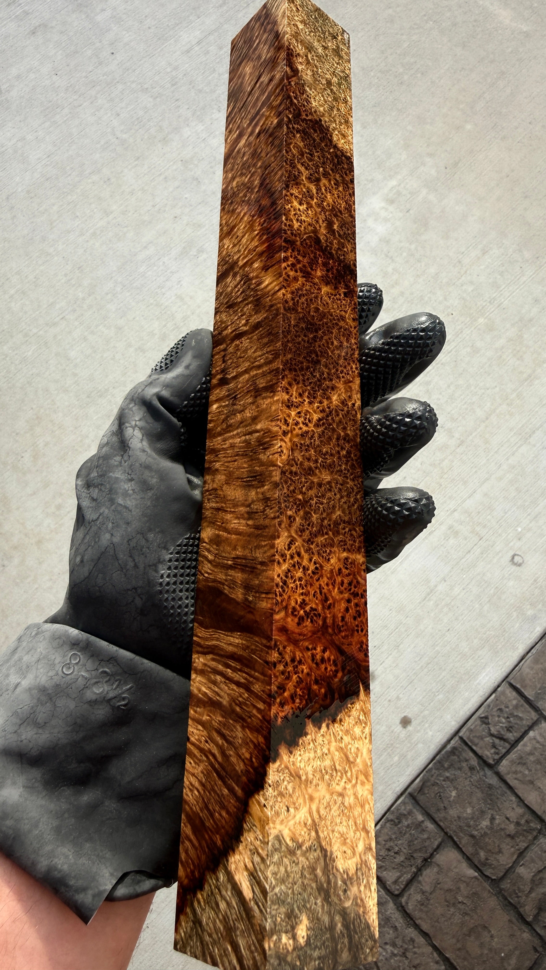 Amboyna Burl Block AYBB-075 (Stabilized)