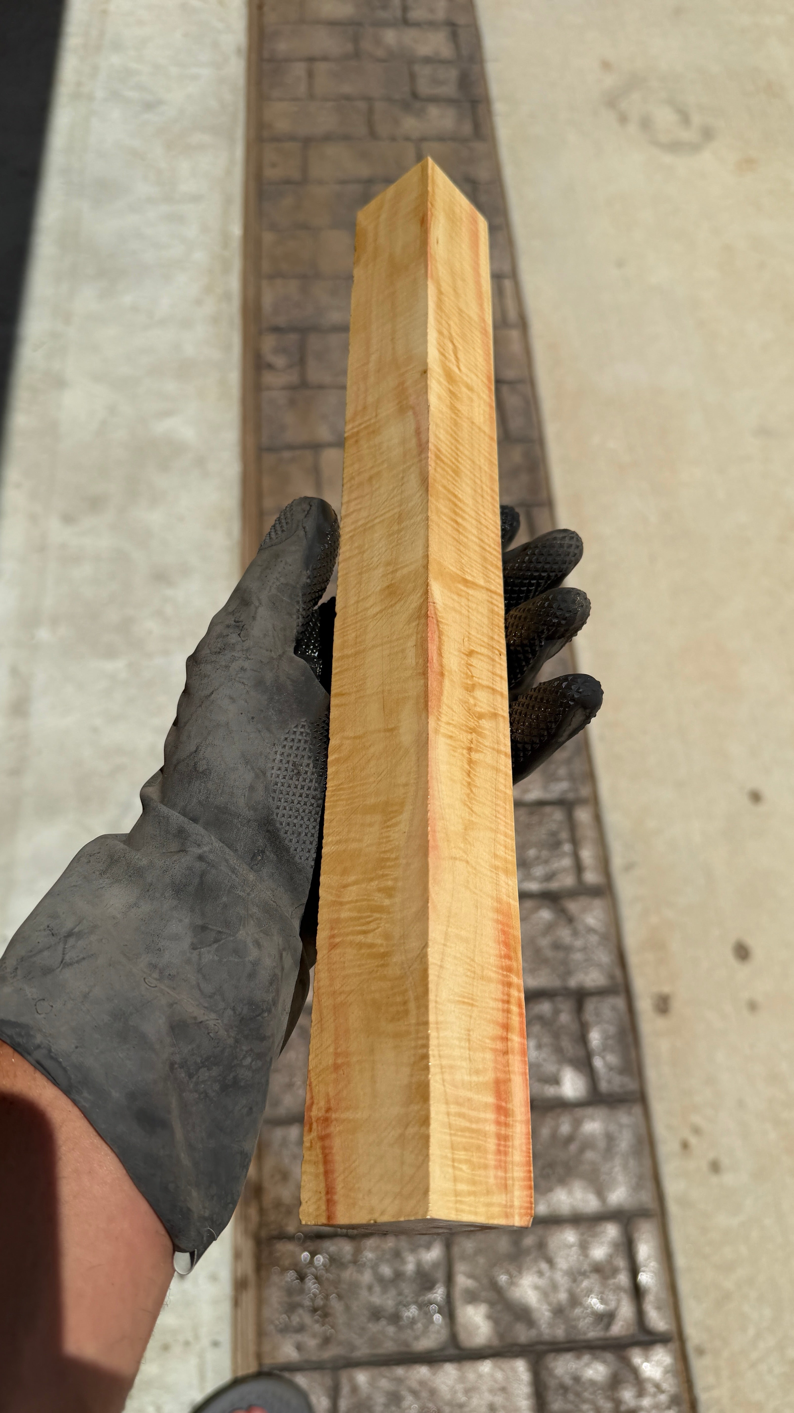 Curly Box Elder Block CBEB-000 (Stabilized)