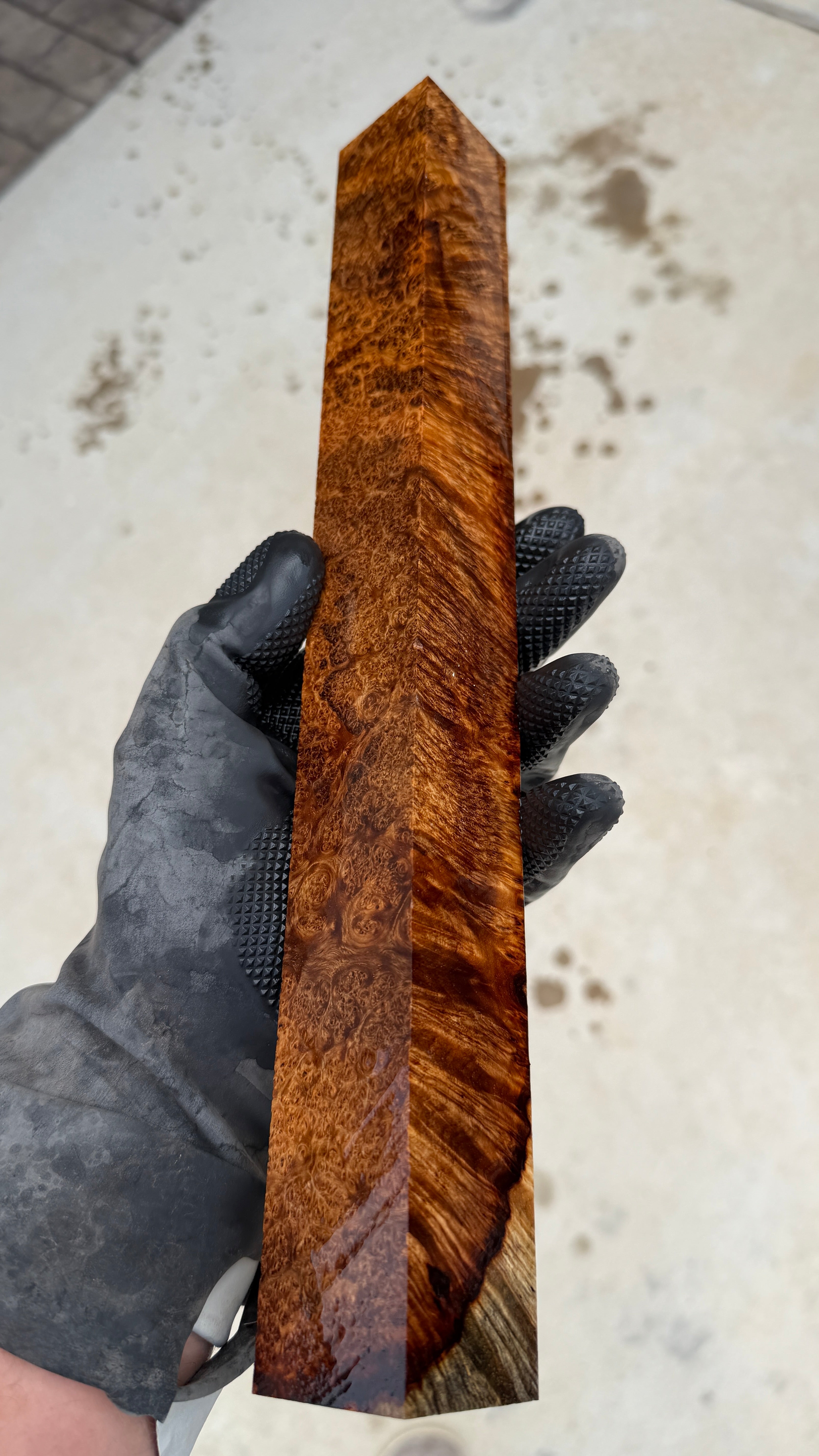 Amboyna Burl Block AYBB-077 (Stabilized)