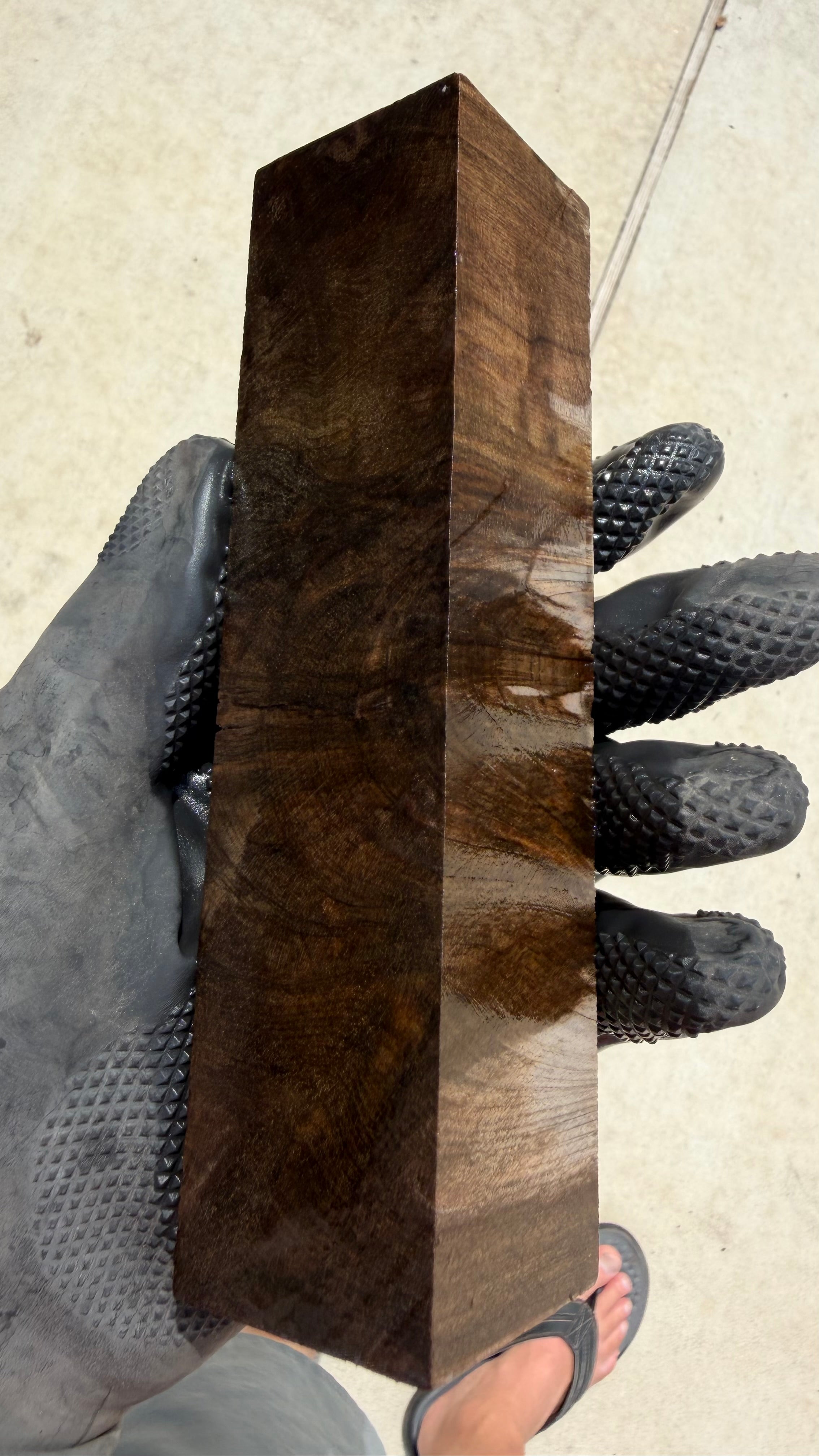 Ancient Sinker Cypress Block ASCB-197 (Stabilized)