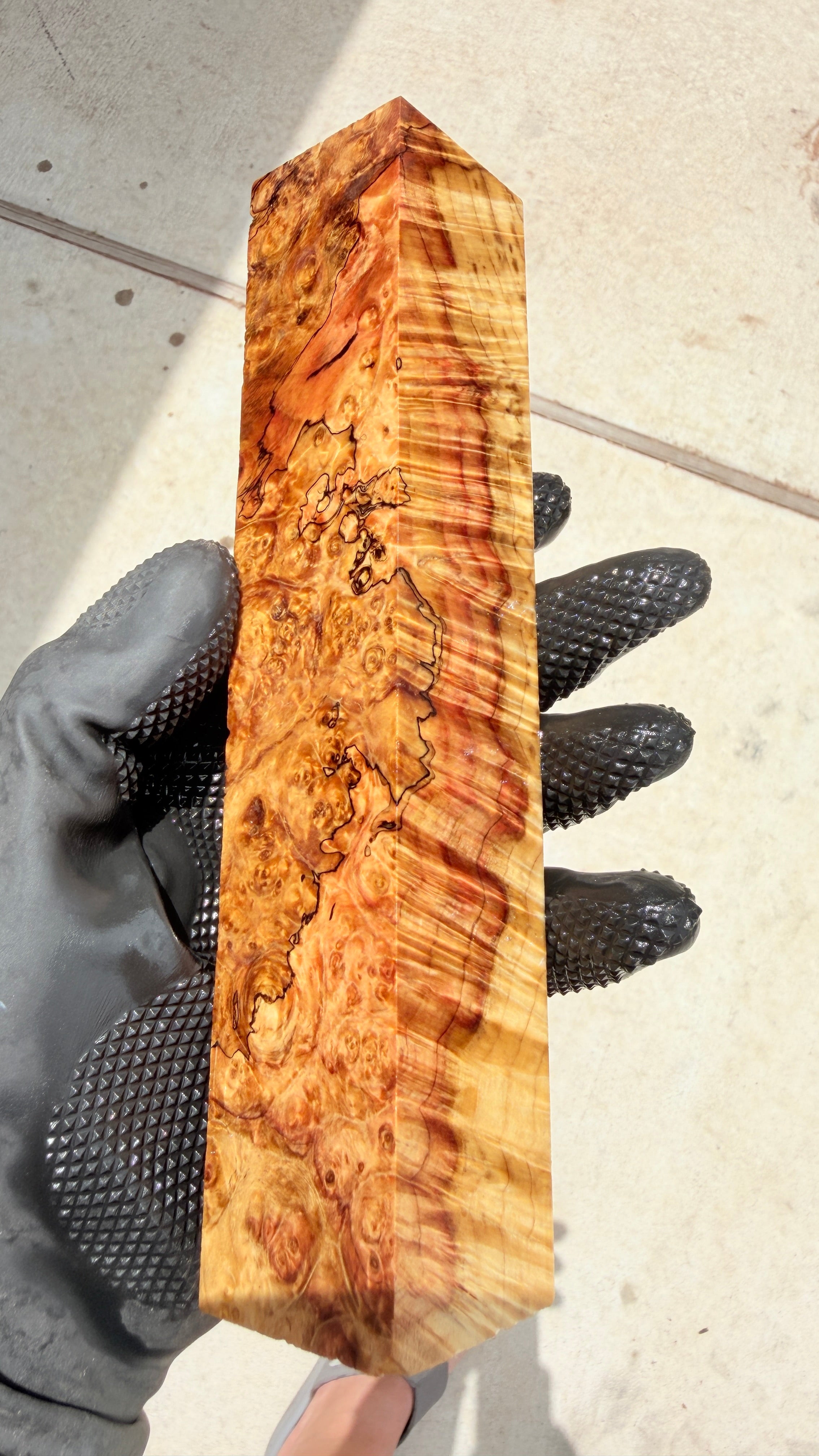 Box Elder Burl Block BEBB-193 (Stabilized)
