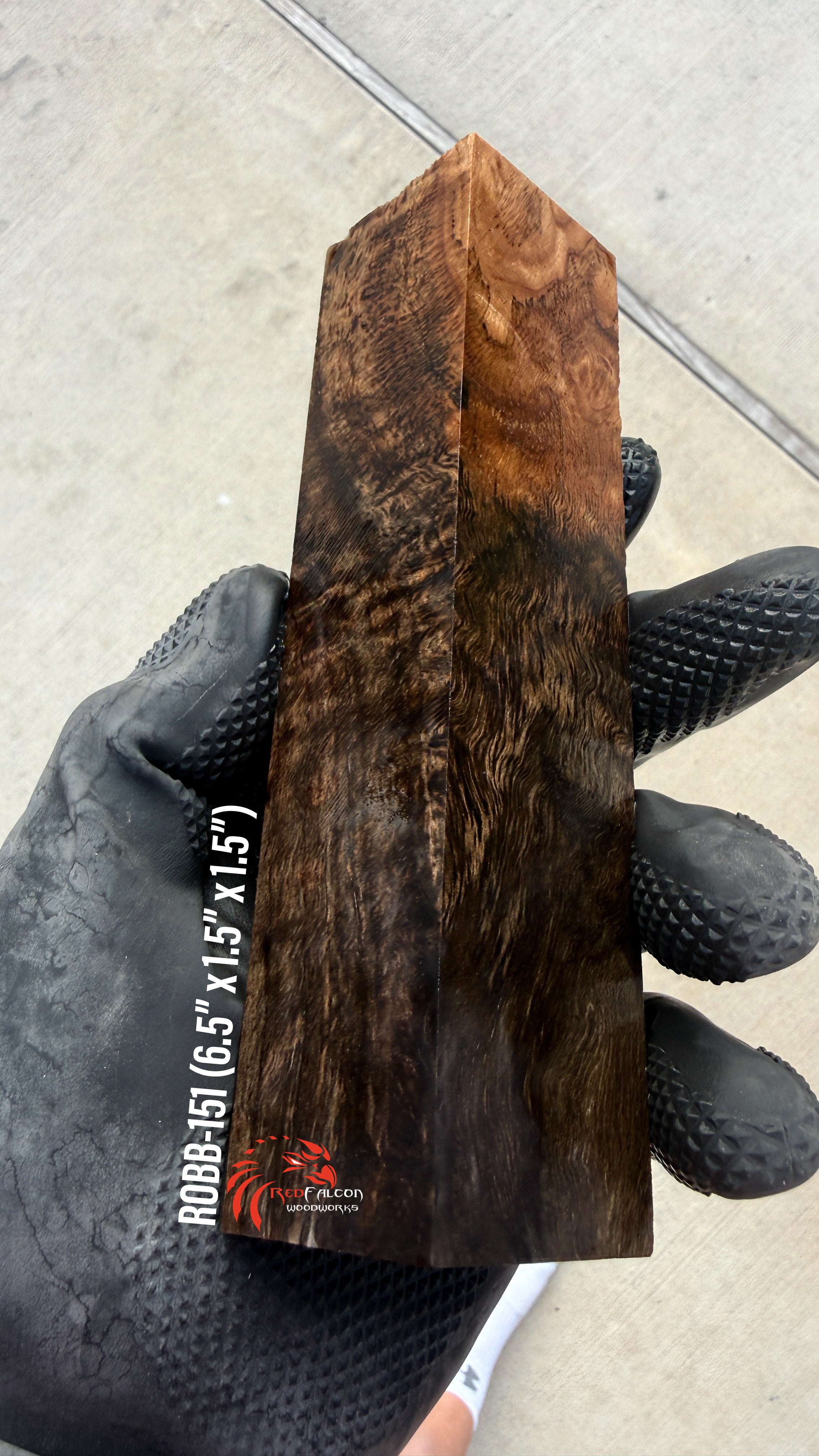 Red Oak Burl Block ROBB-151 (Stabilized)