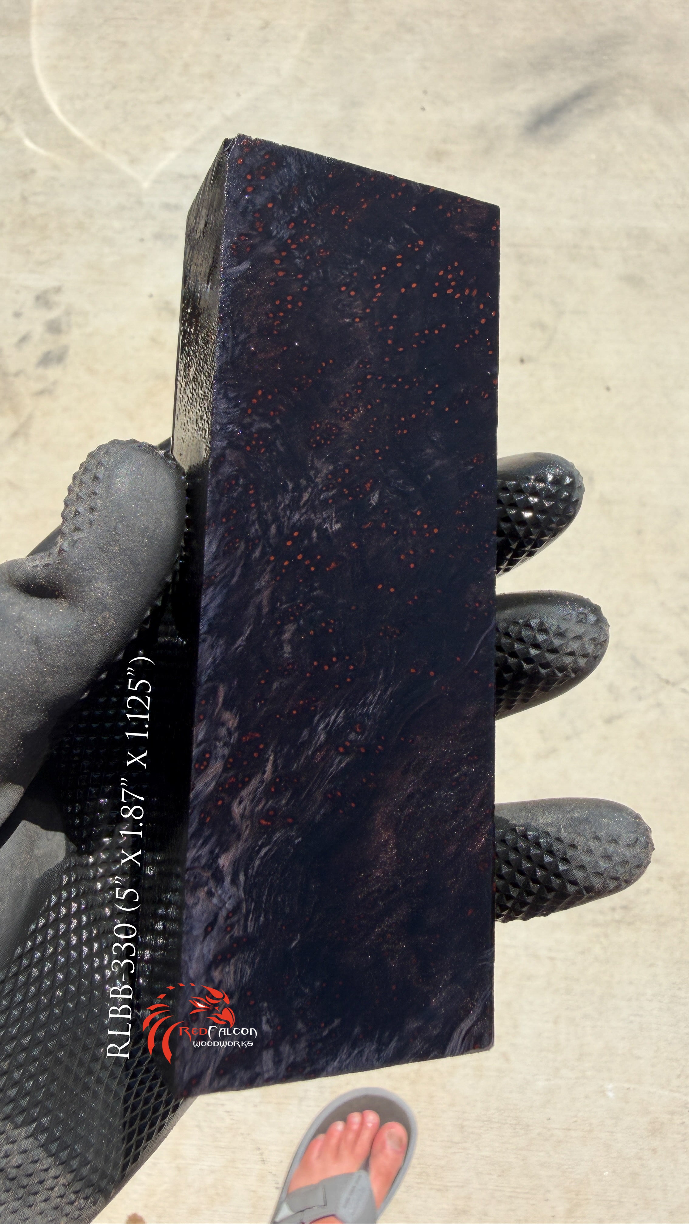 Redwood Burl Block RLBB-330 (Stabilized)