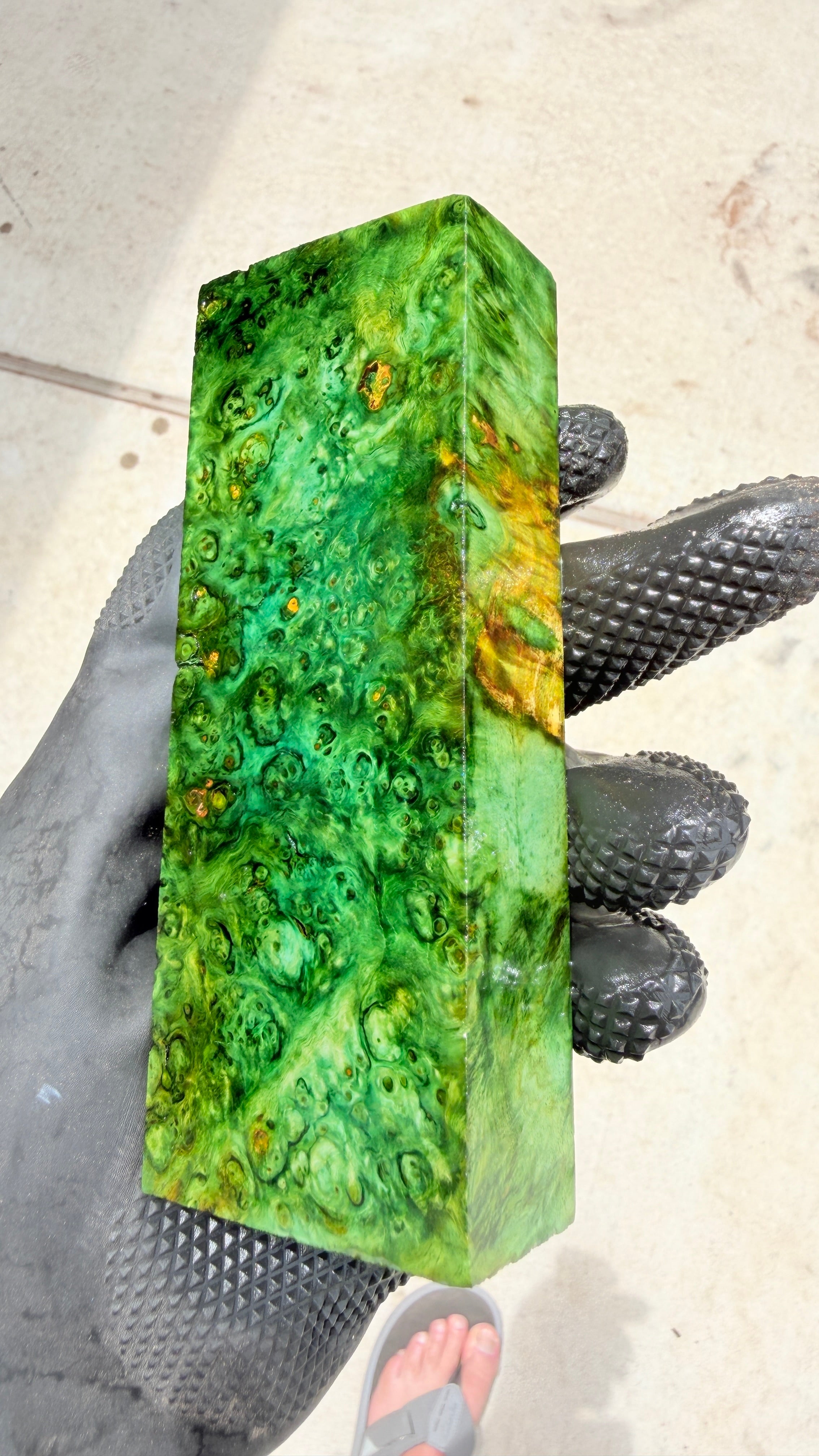 Box Elder Burl Block BEBB-203 (Stabilized)