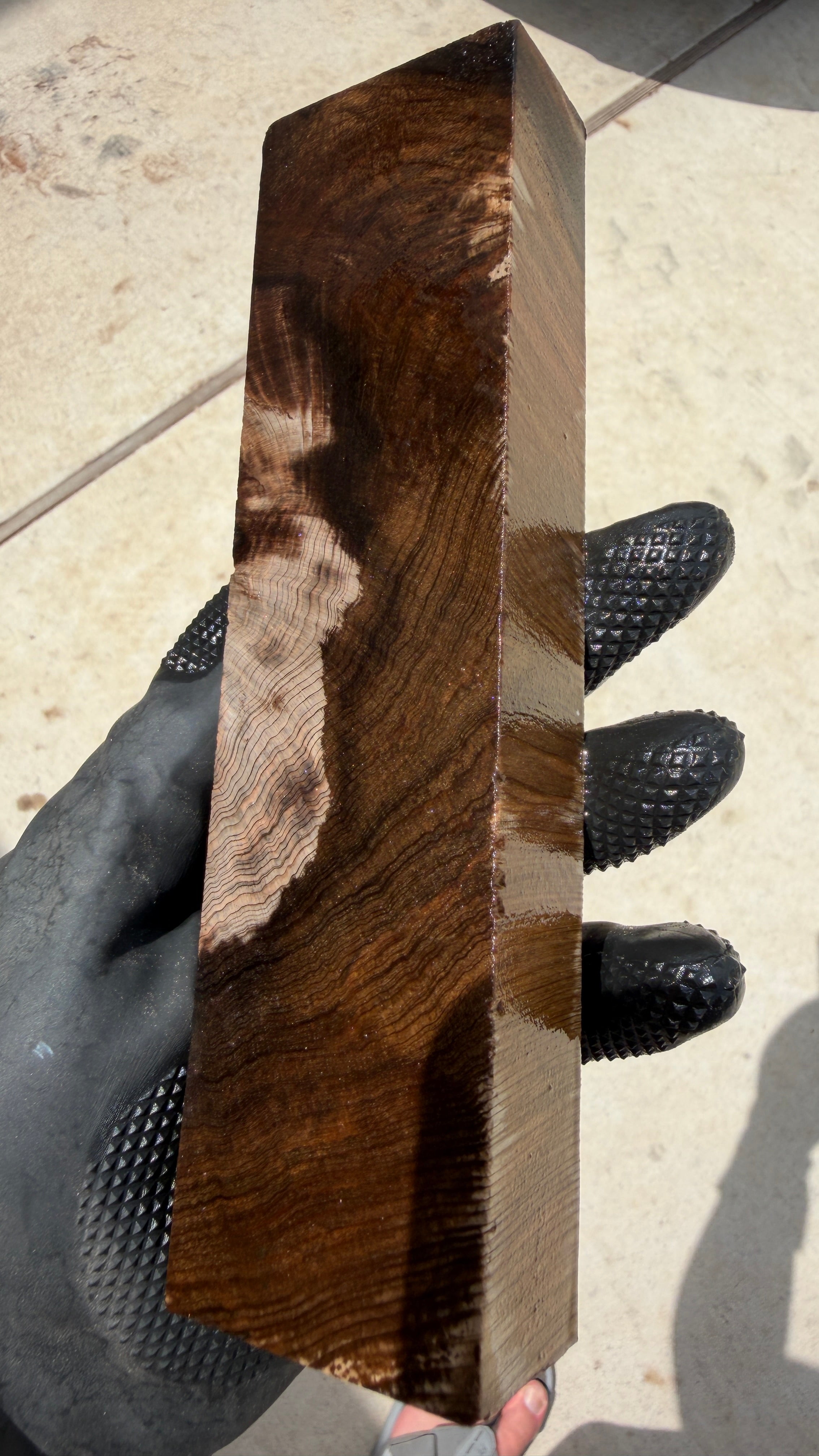 Ancient Sinker Cypress Block ASCB-140 (Stabilized)
