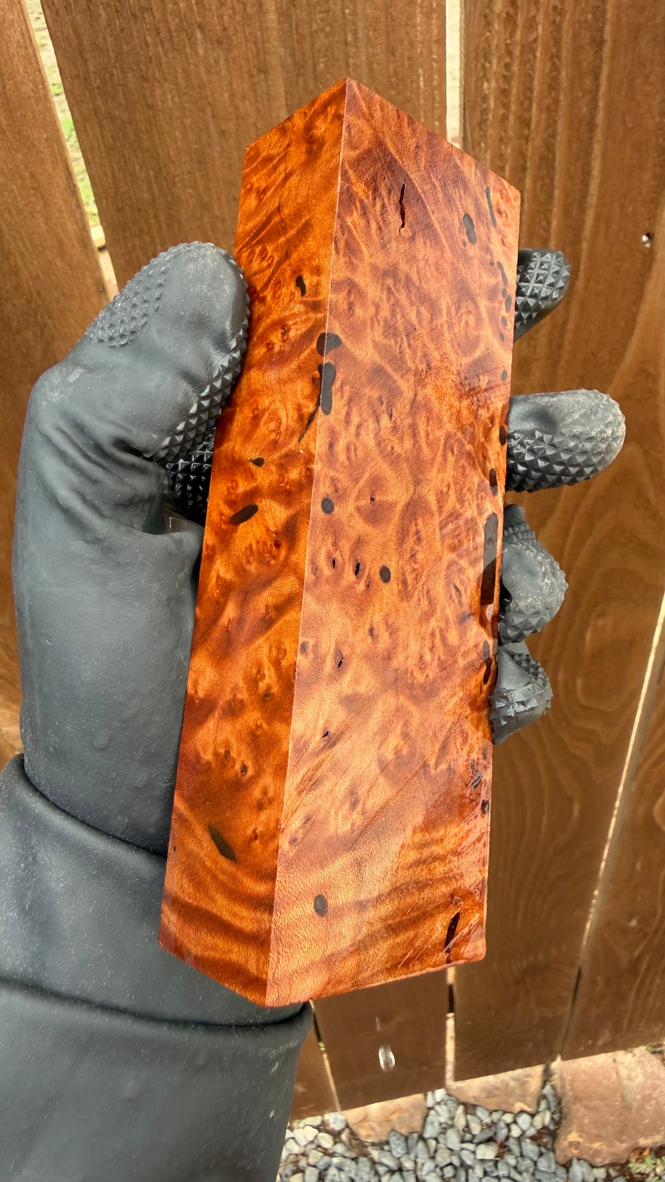 Madrone Burl Block MBB-005 (Stabilized)