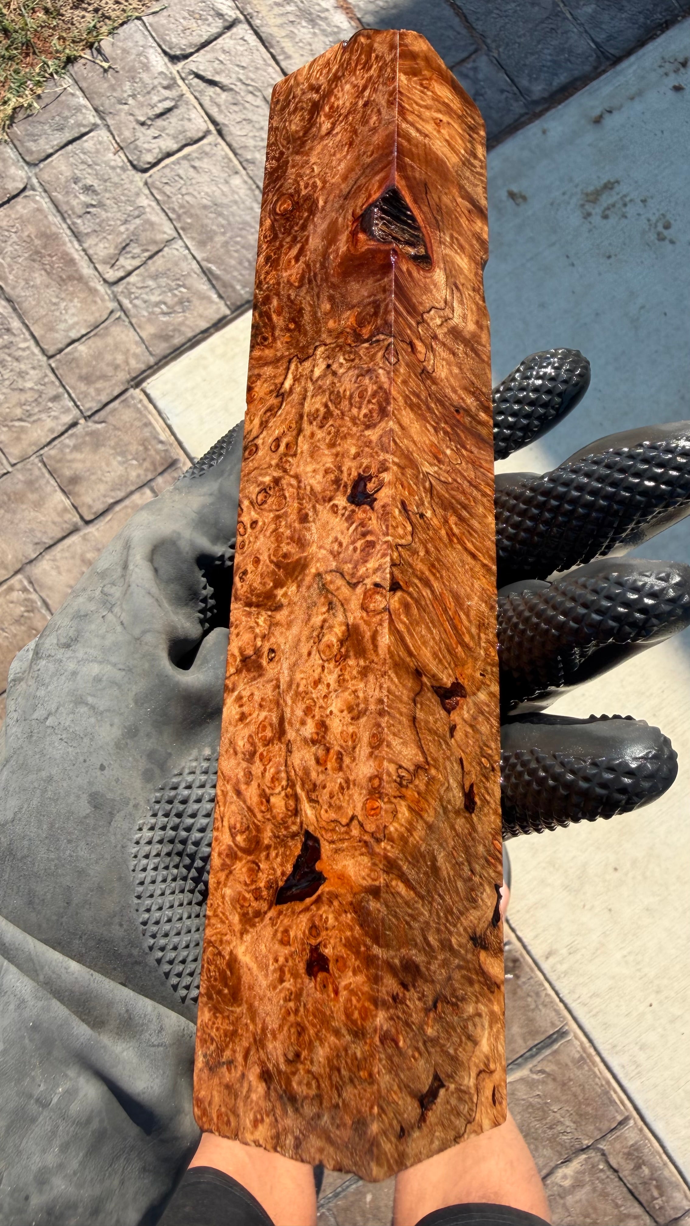 Maple Burl Block MPBB-155 (Stabilized)
