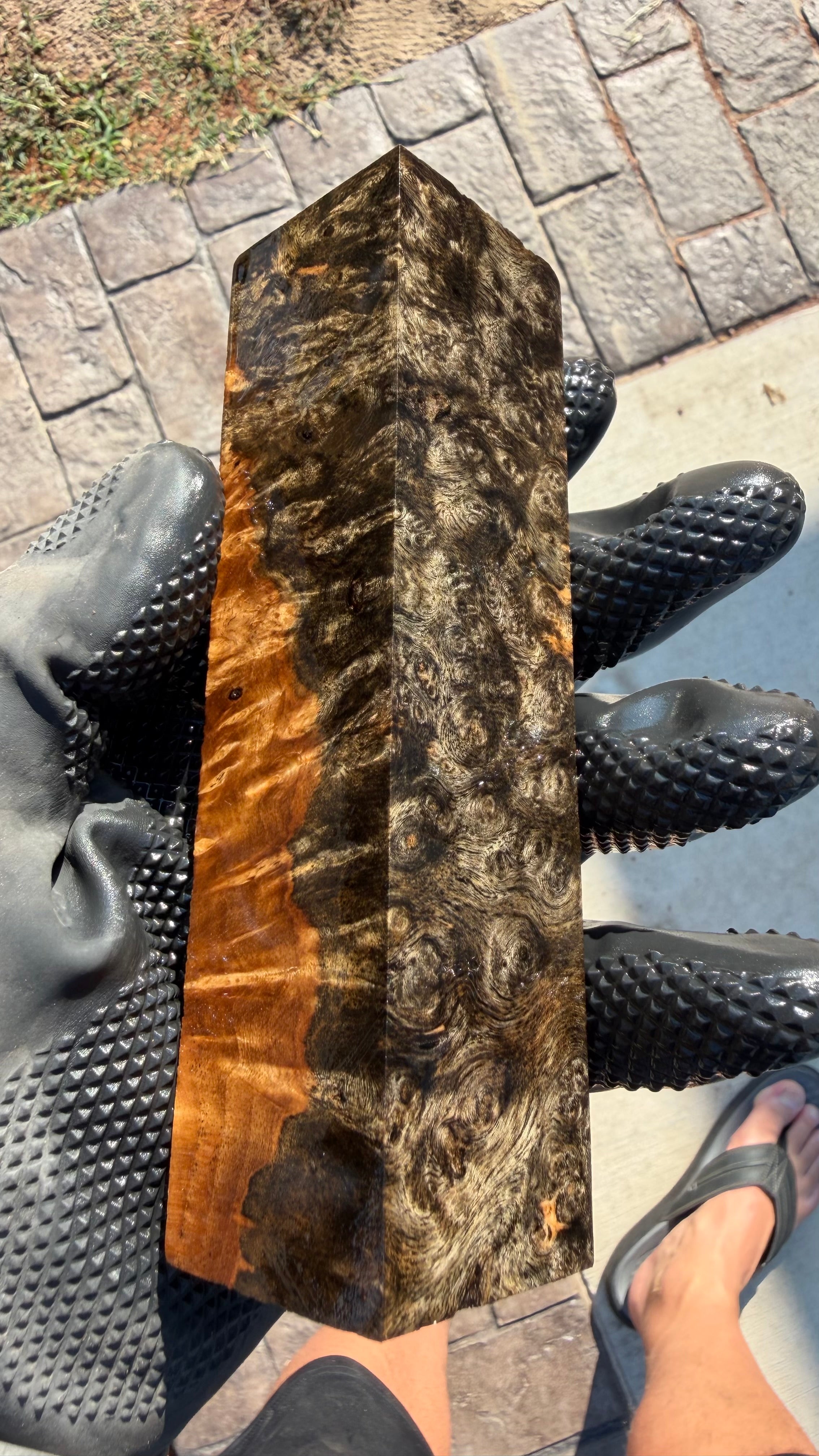 Amboyna Burl Block AYBB-079 (Stabilized)