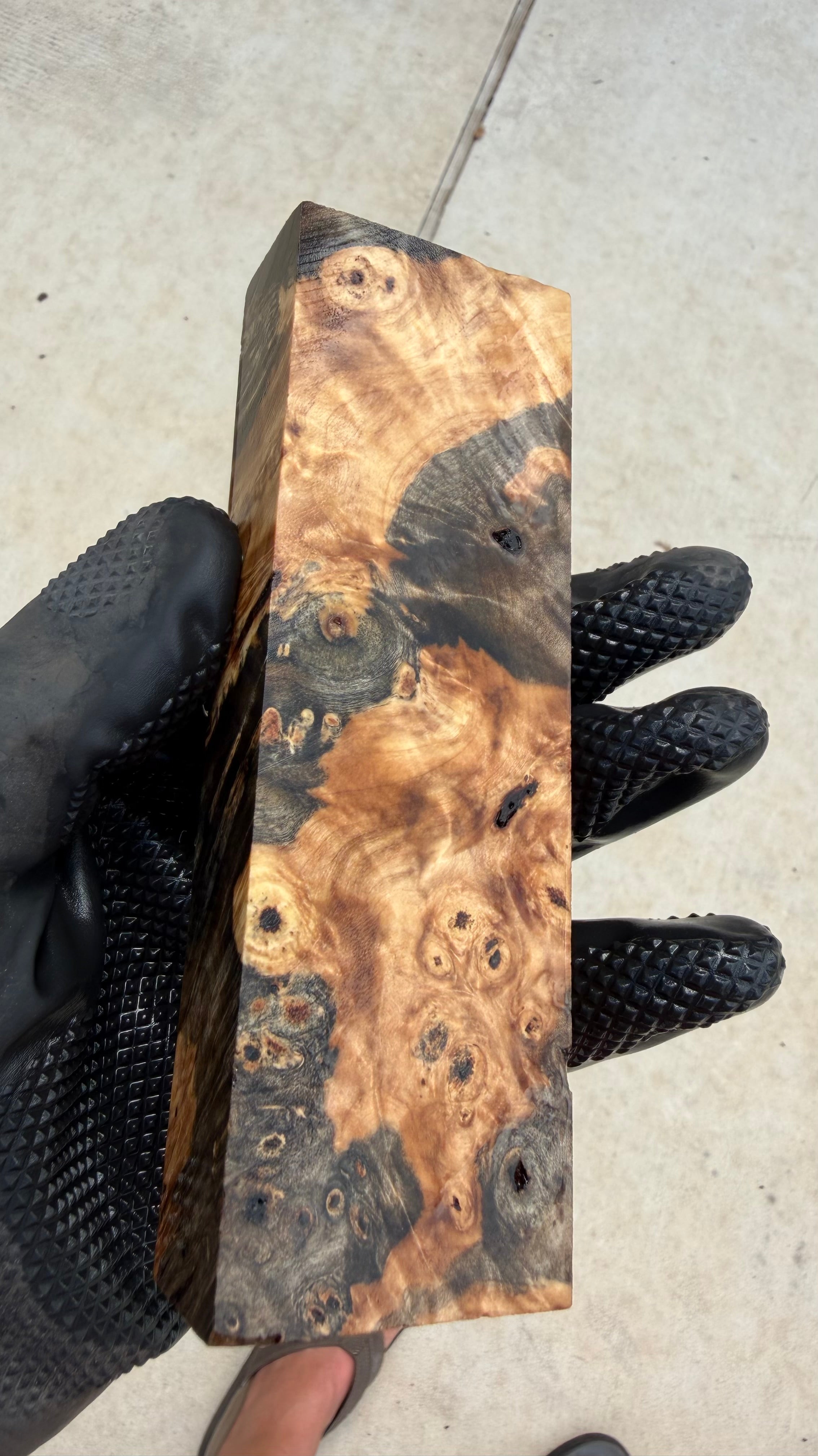 Buckeye Burl Block BBB-112 (Stabilized)