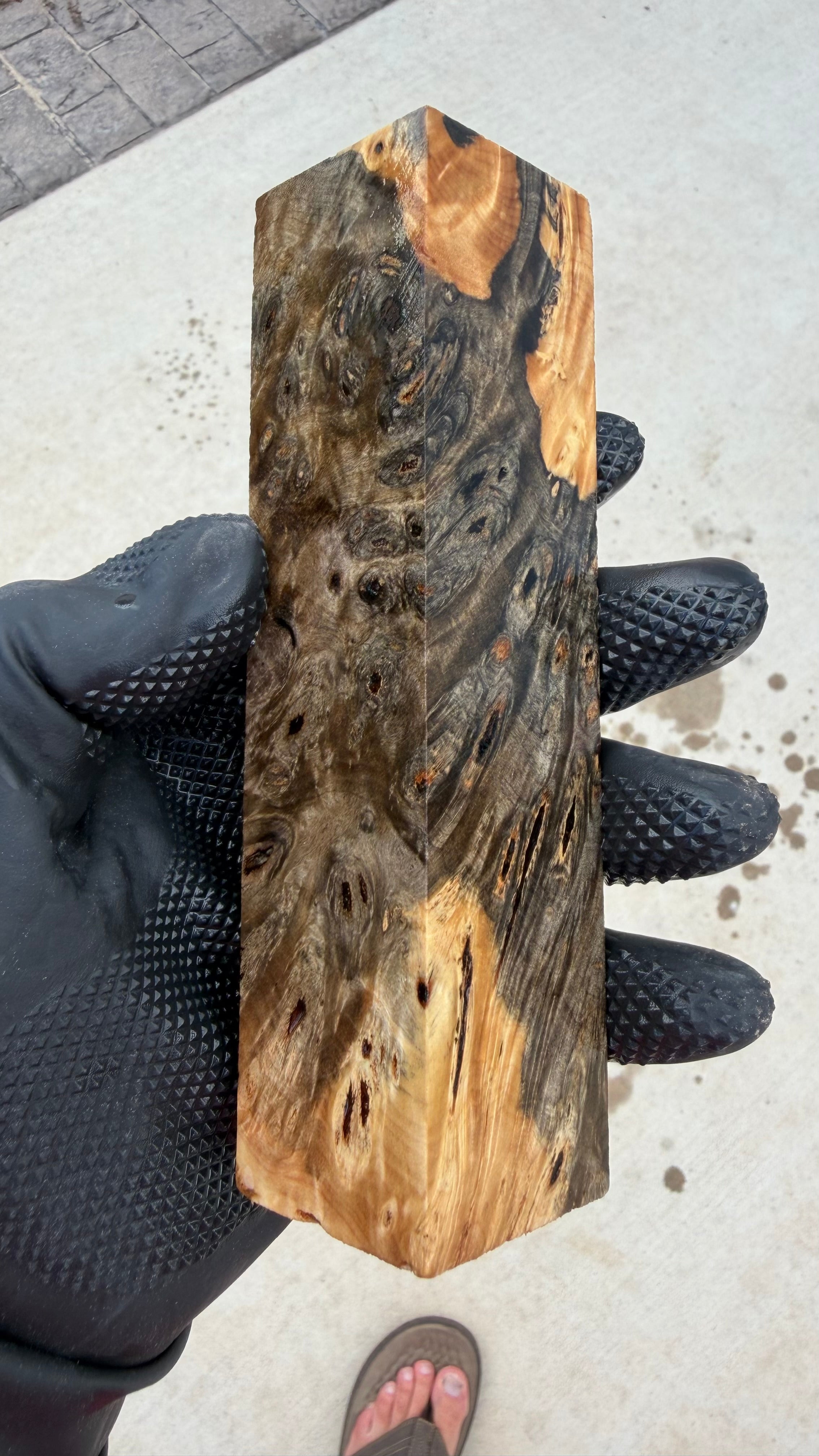 Buckeye Burl Block BBB-108 (Stabilized)