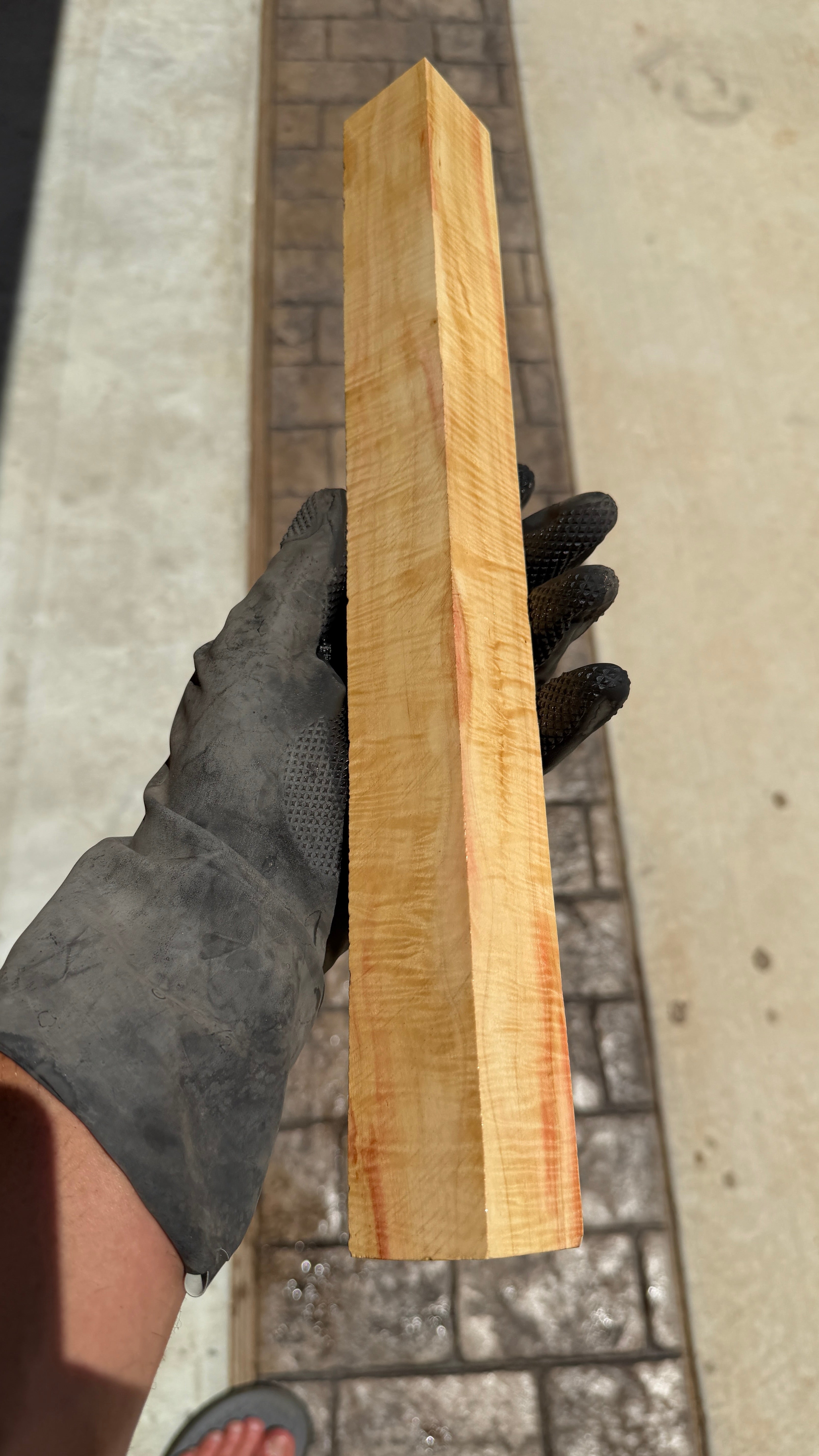 Curly Box Elder Block CBEB-000 (Stabilized)