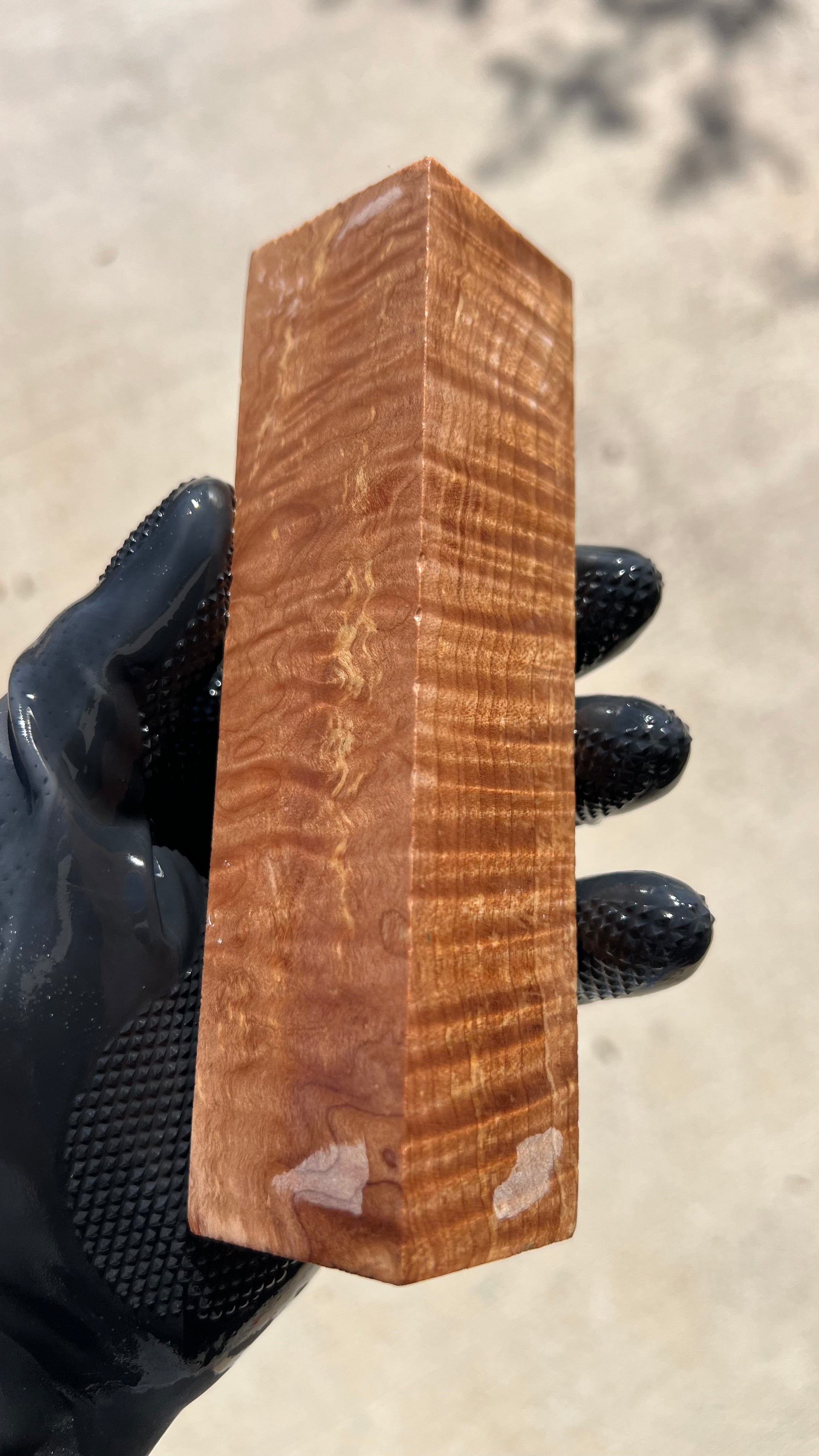 Curly Maple Block MPBB-126 (Stabilized)