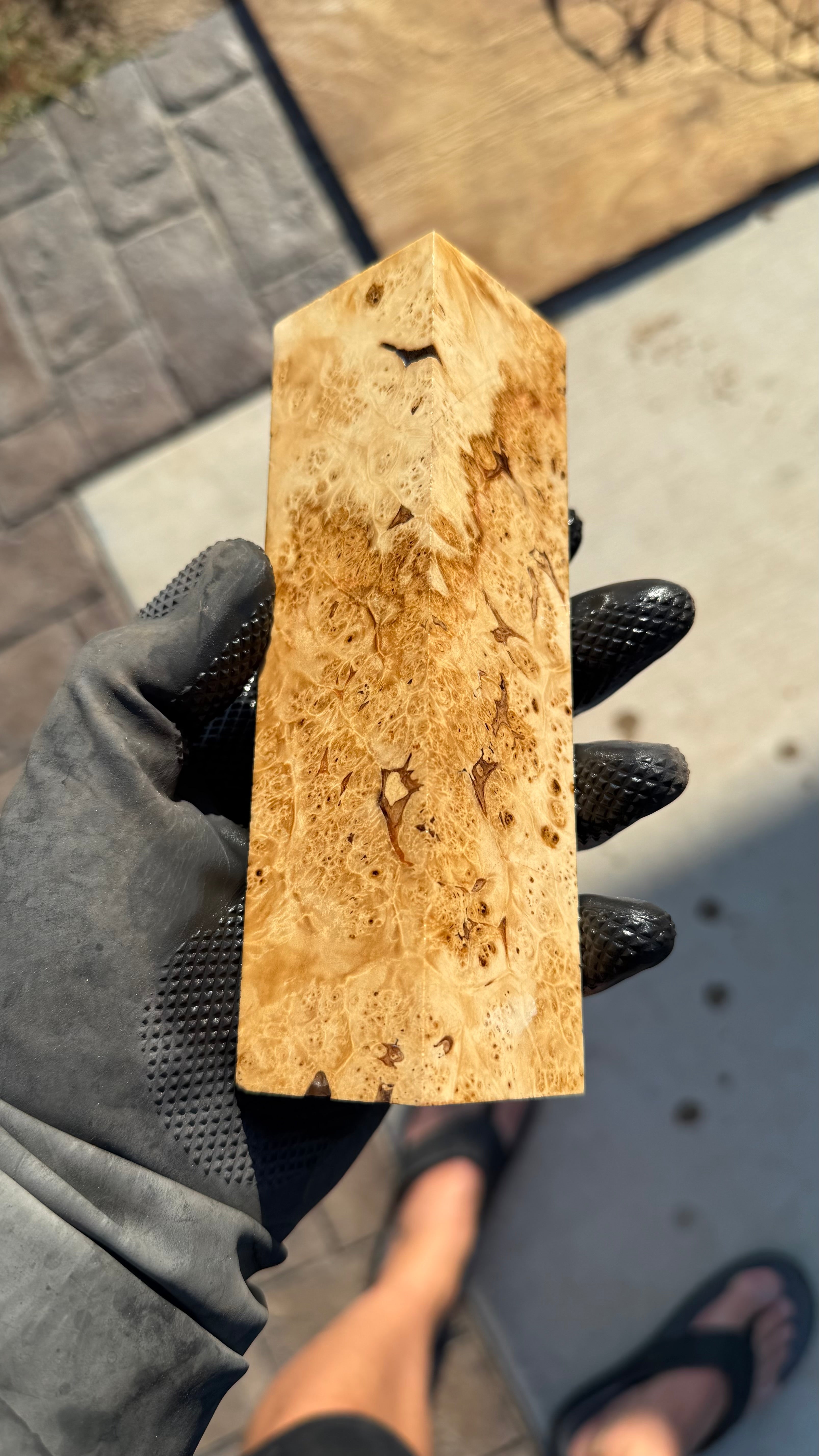 Box Elder Burl Block BEBB-247 (Stabilized)