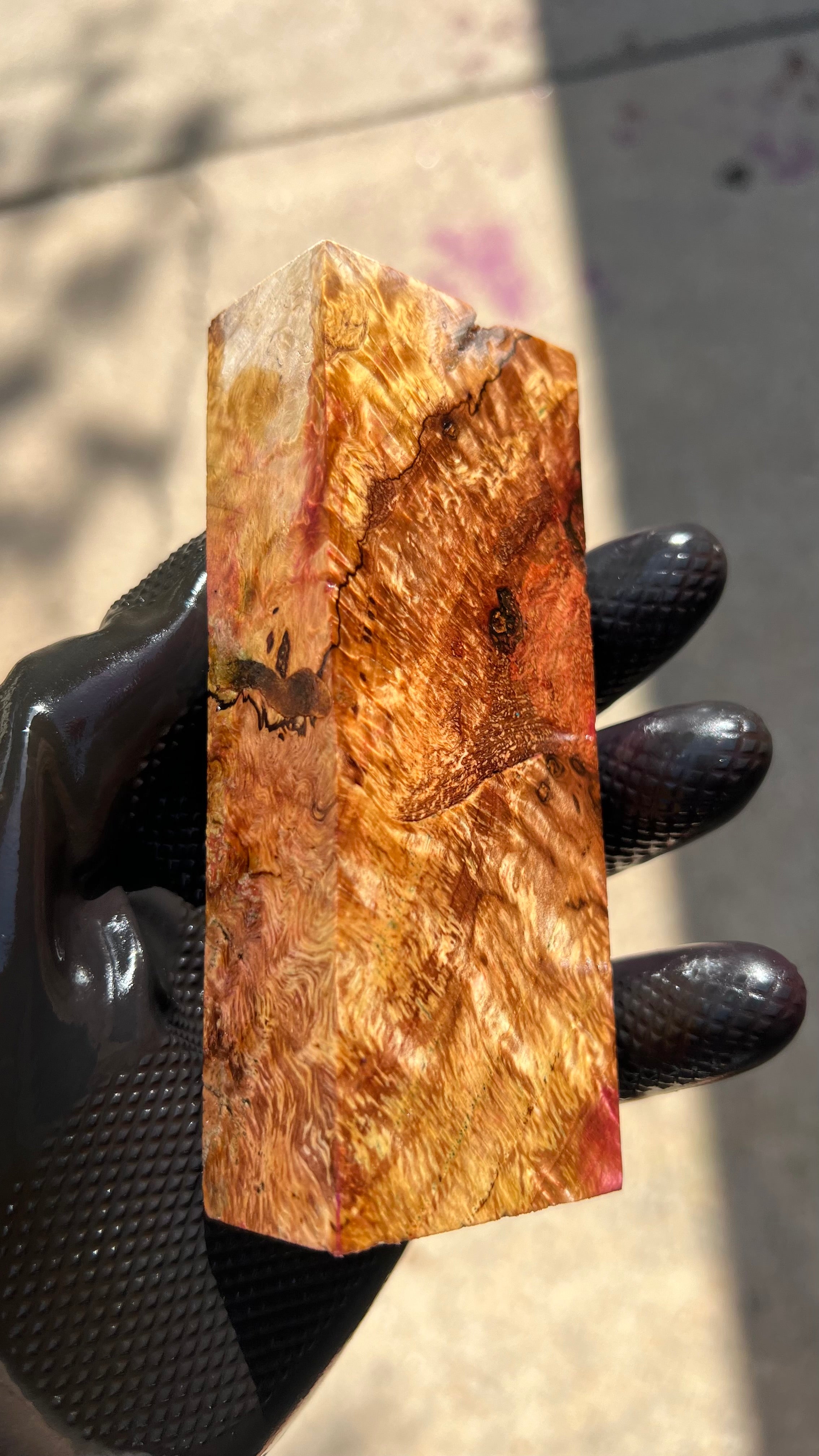 Red Oak Burl Block ROBB-038 (Stabilized)