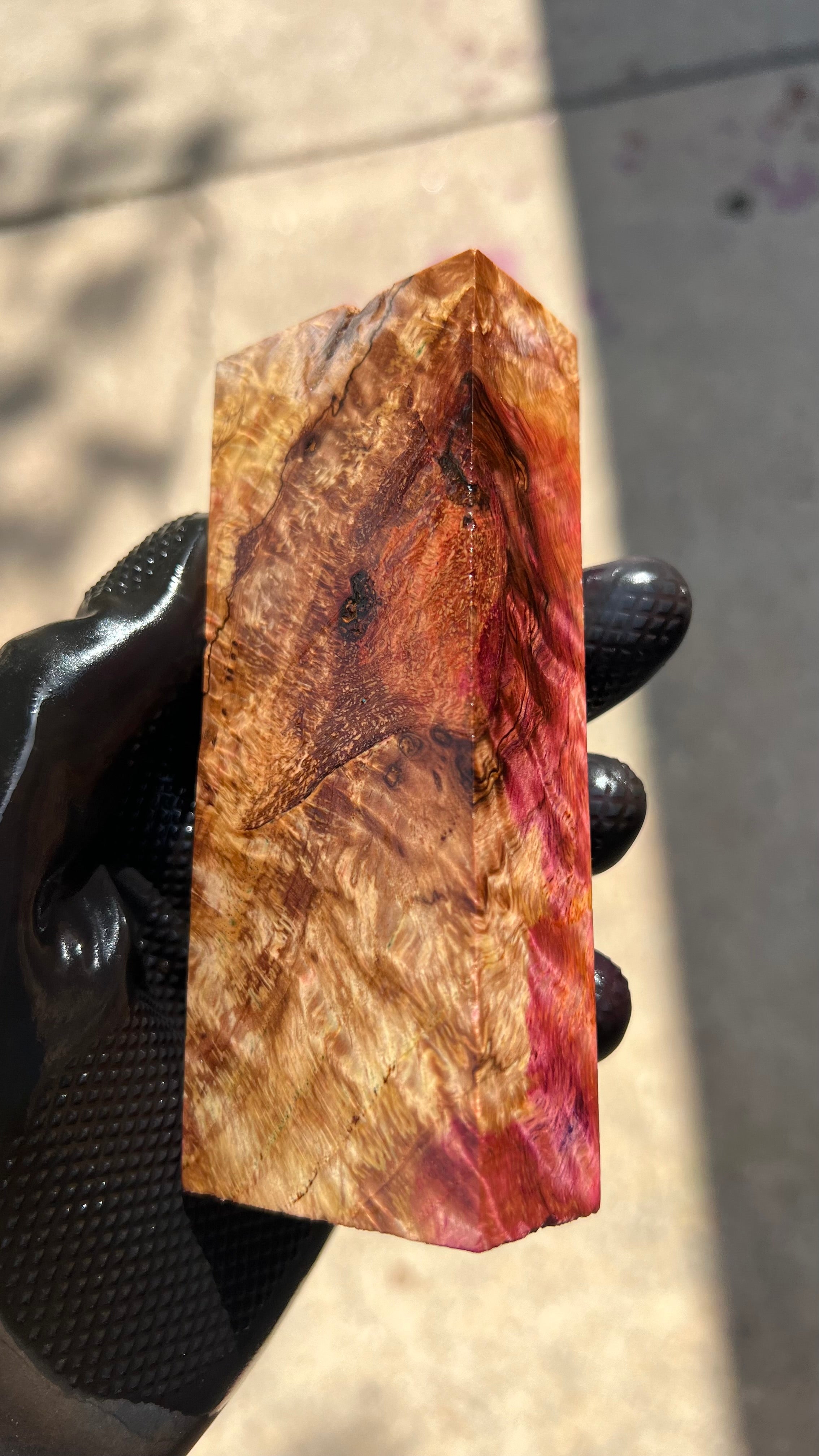 Red Oak Burl Block ROBB-038 (Stabilized)