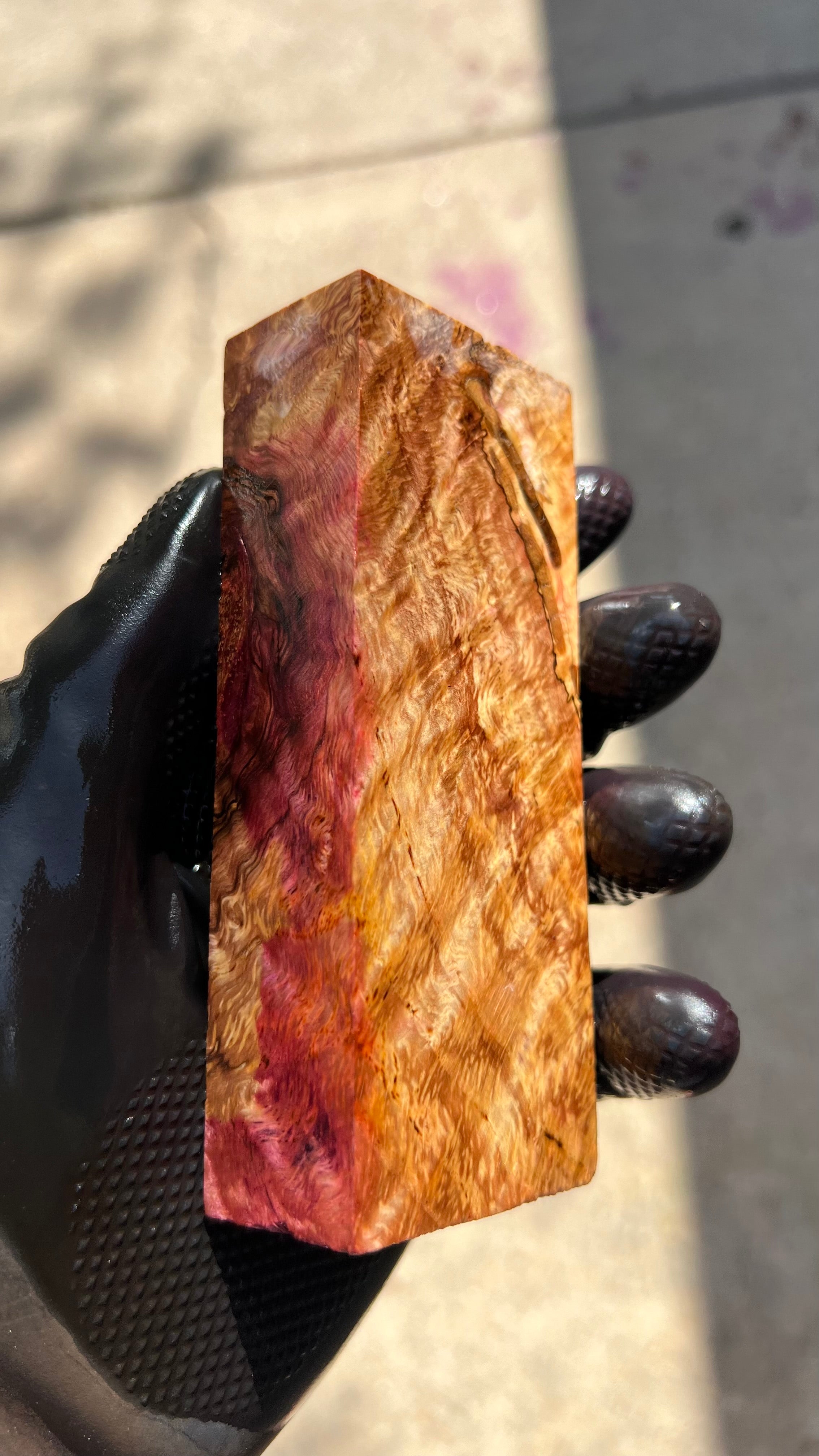 Red Oak Burl Block ROBB-038 (Stabilized)