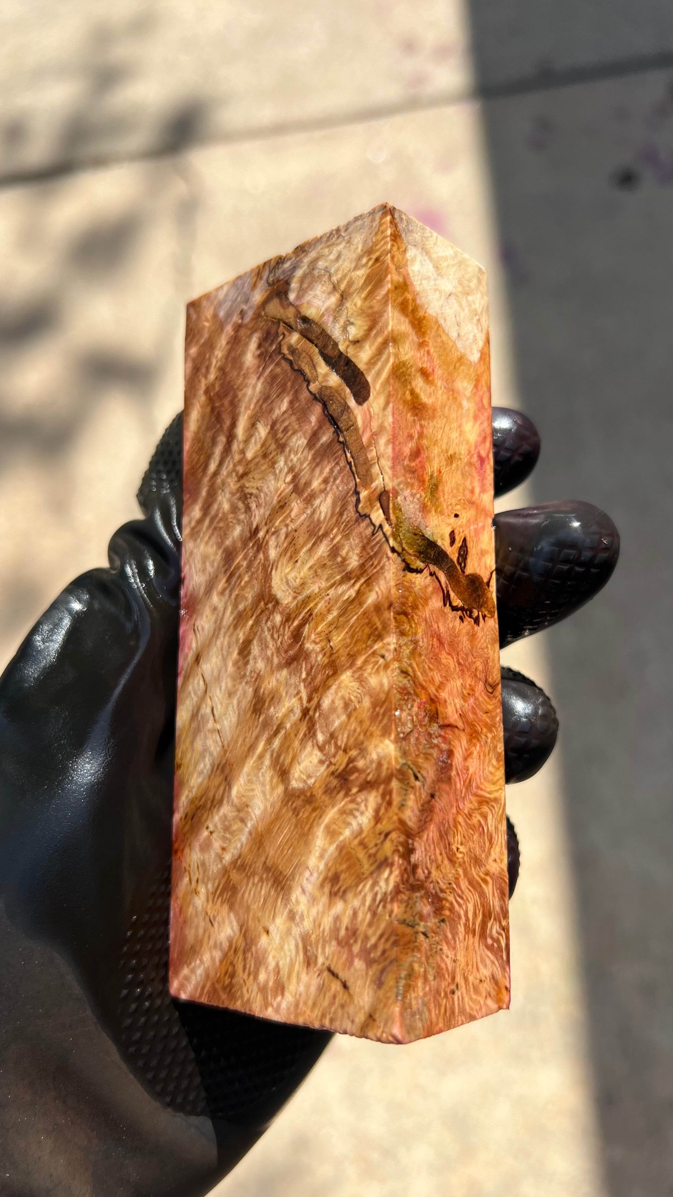 Red Oak Burl Block ROBB-038 (Stabilized)