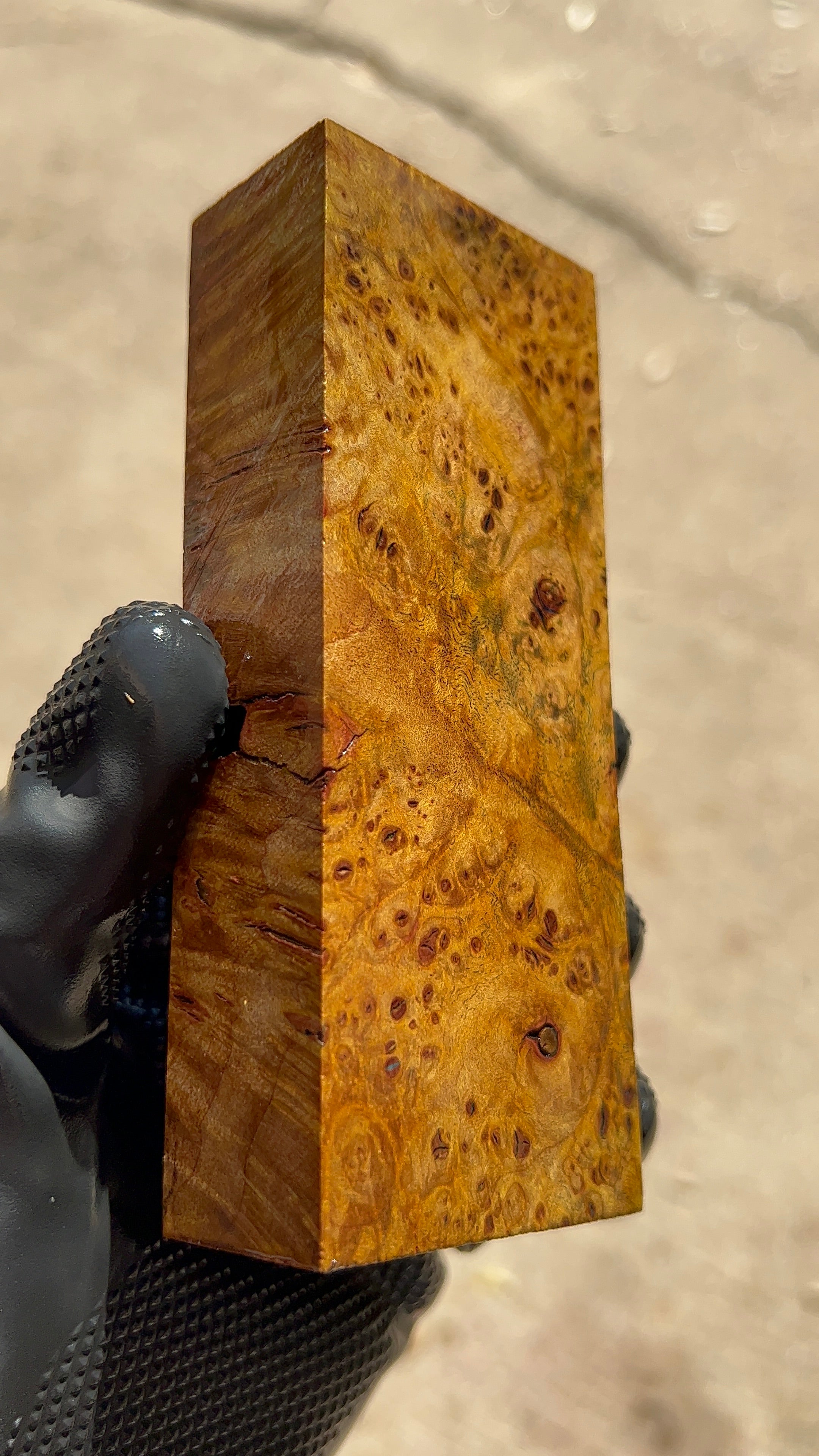 Maple Burl Block MPBB-038 (Stabilized)