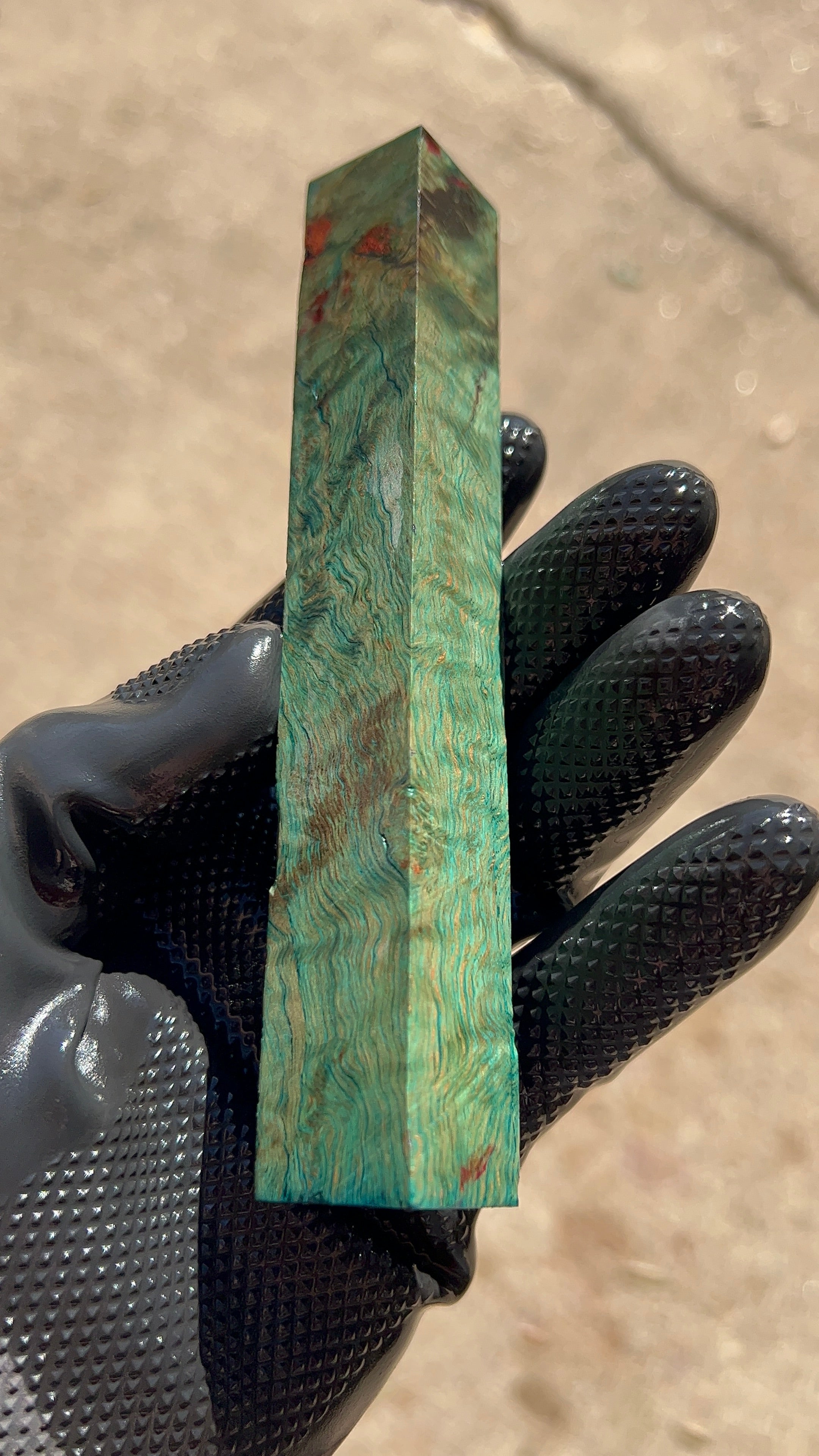 Bloque de raíz de roble rojo ROBB-013 (estabilizado)