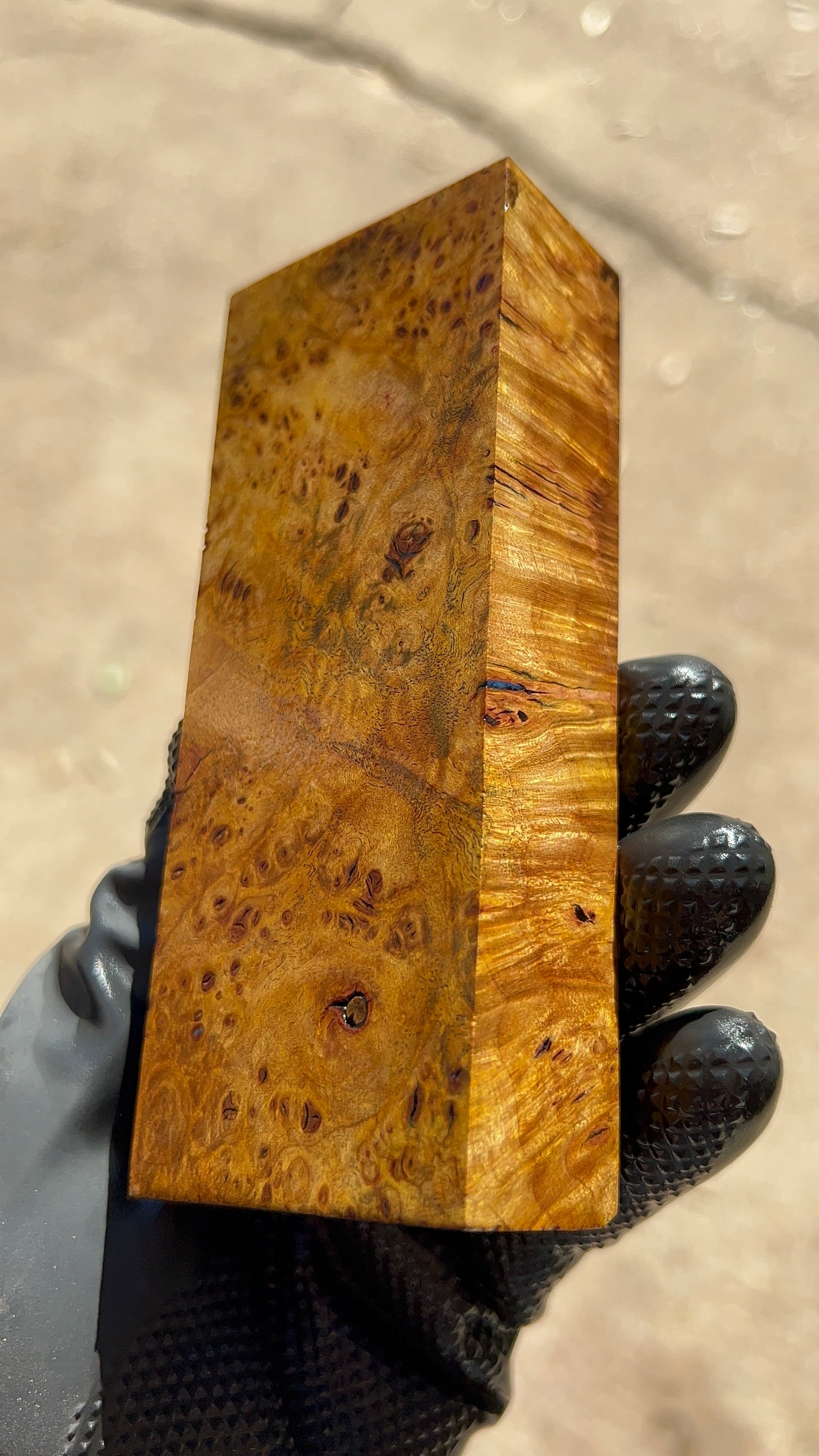Maple Burl Block MPBB-038 (Stabilized)