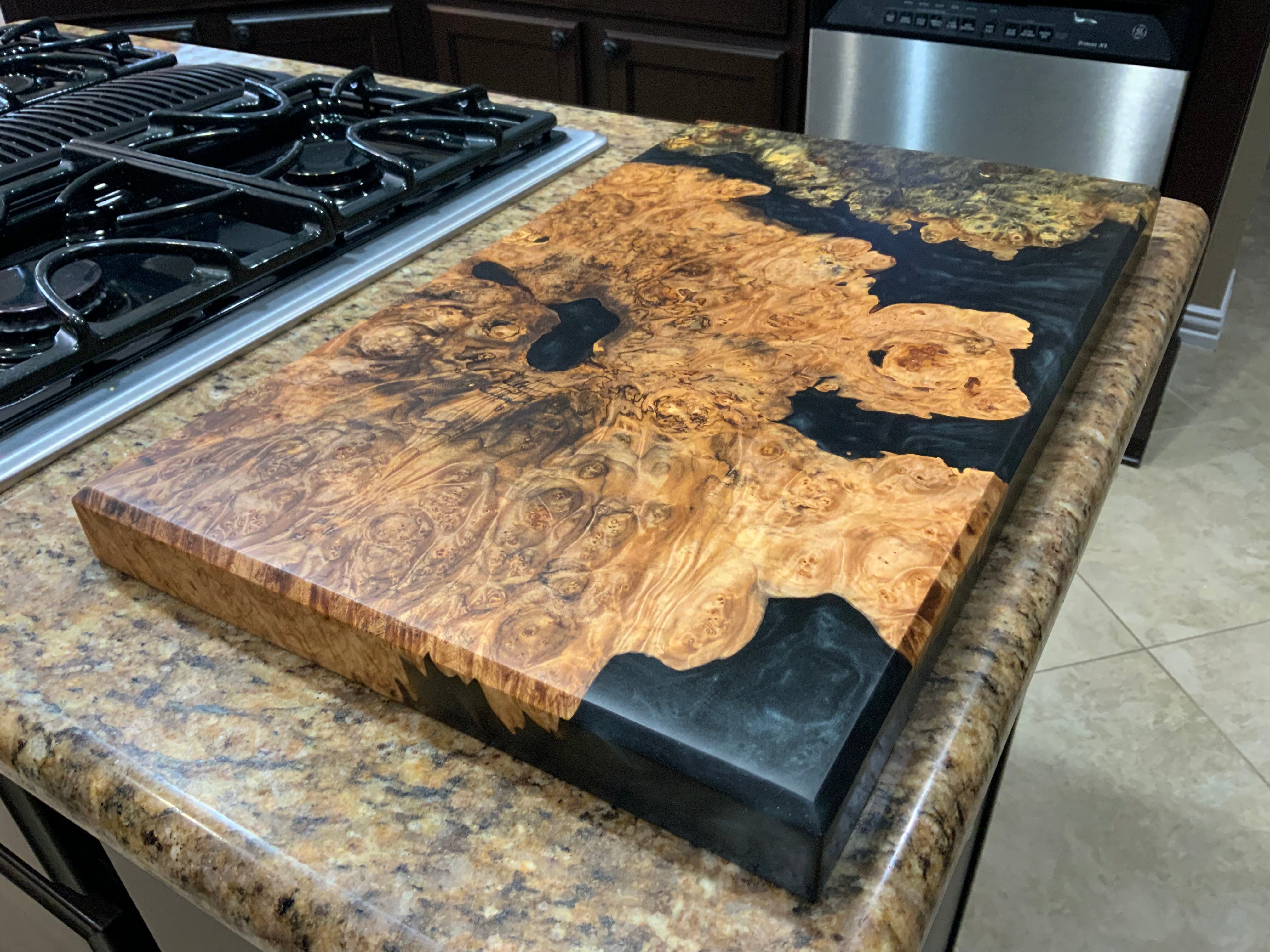 Tabla de charcutería de arce y castaño de indias