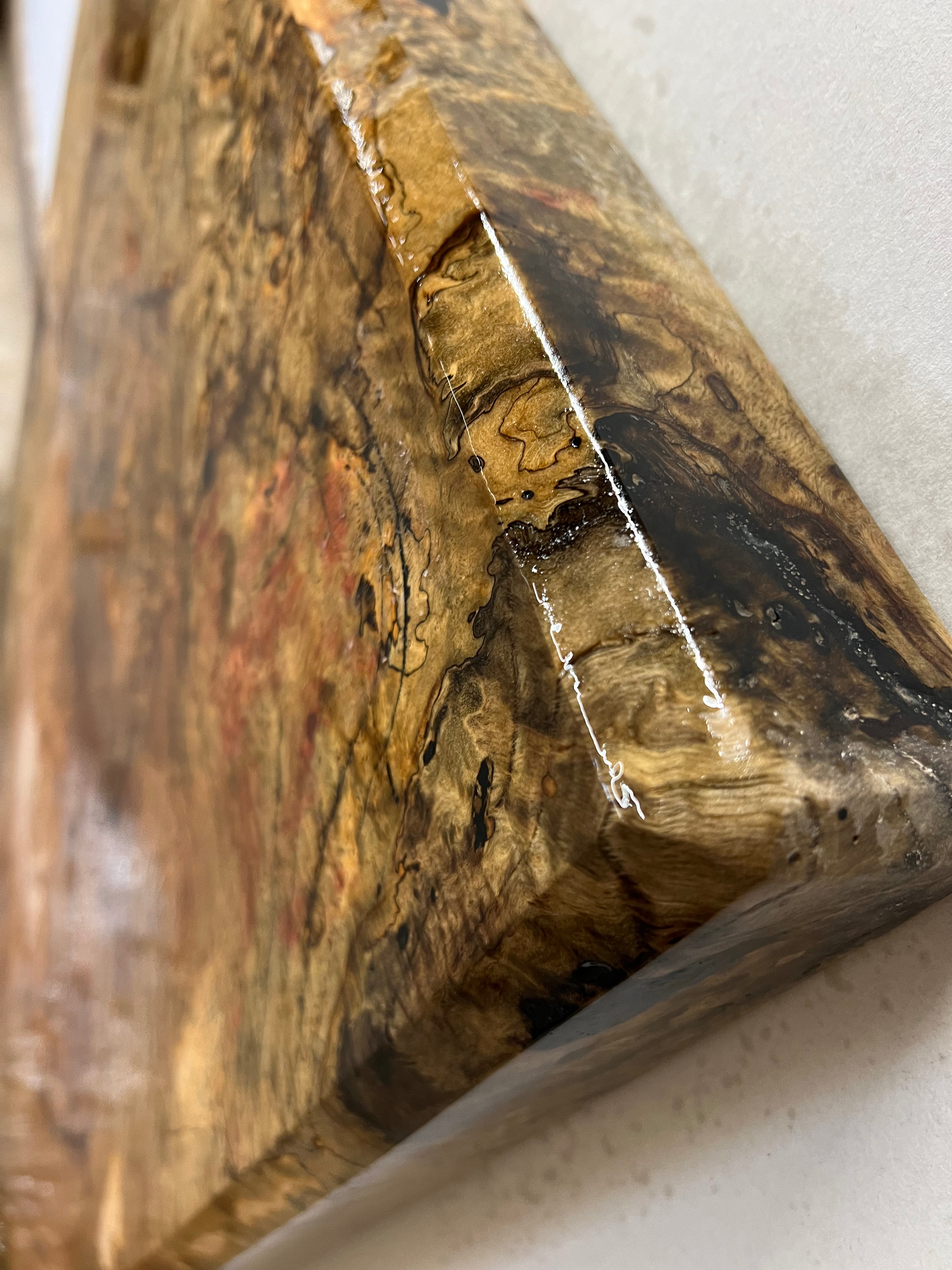 Losa de mesa de madera de roble rojo (ROB_TB-001)