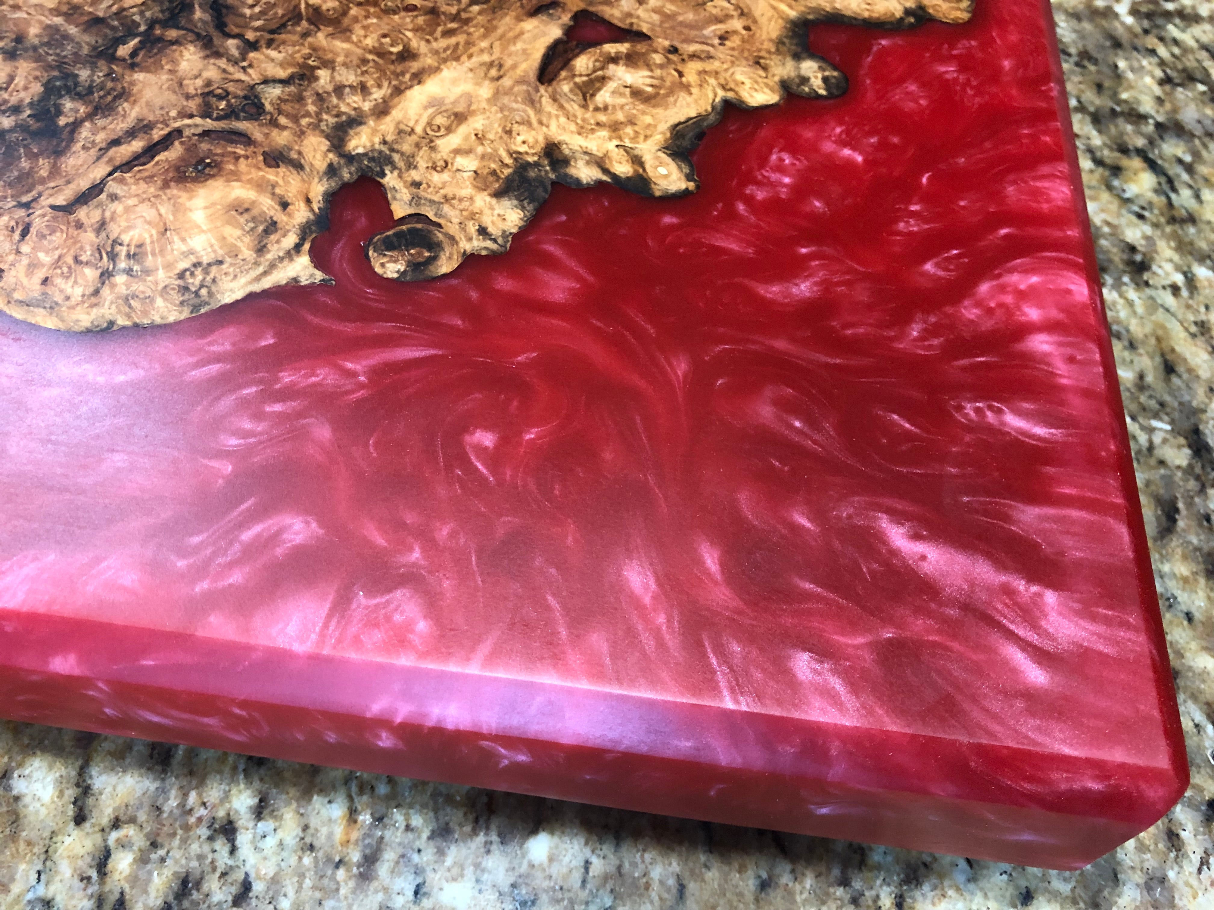 Maple Burl Charcuterie Board