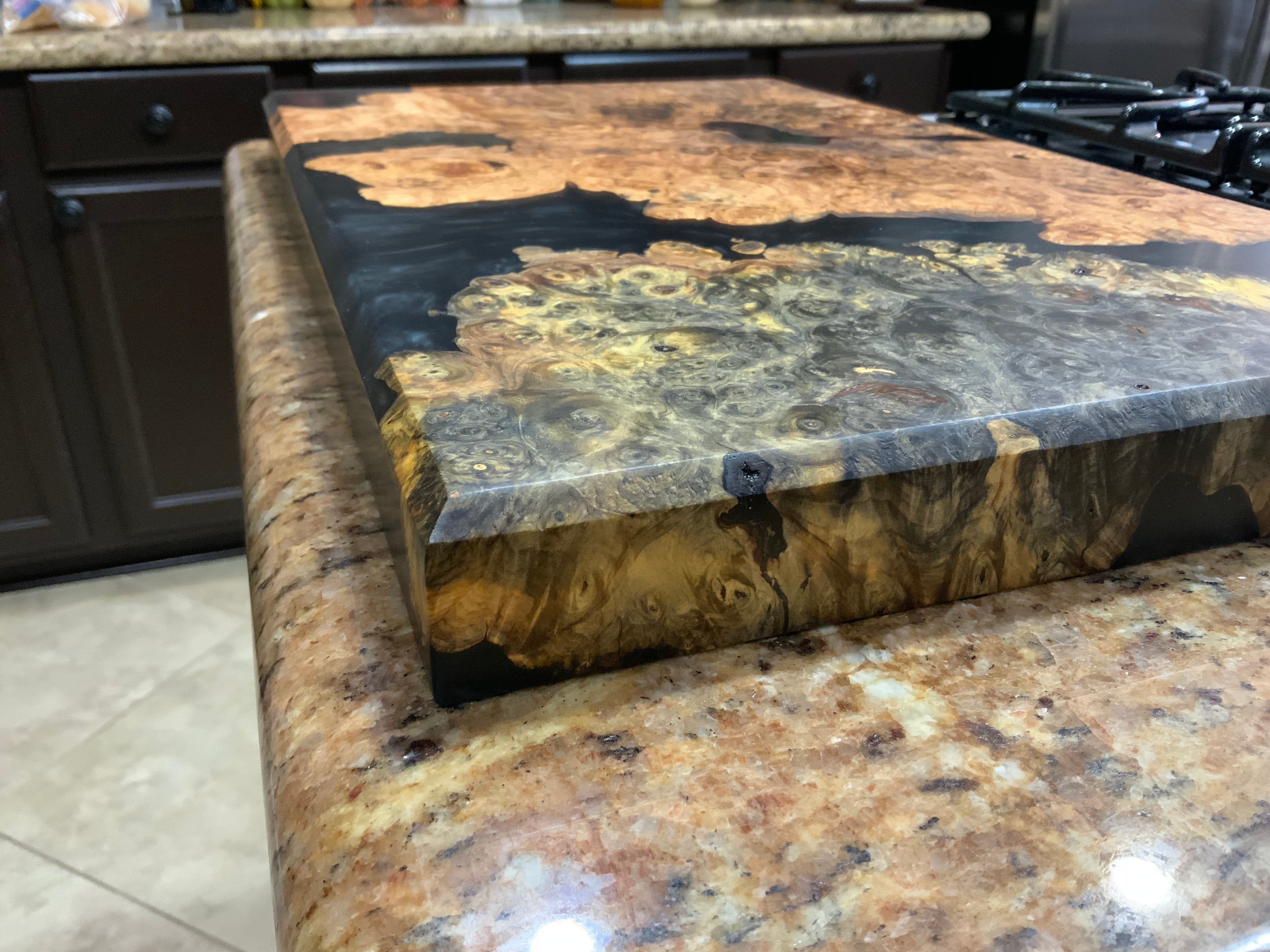 Tabla de charcutería de arce y castaño de indias