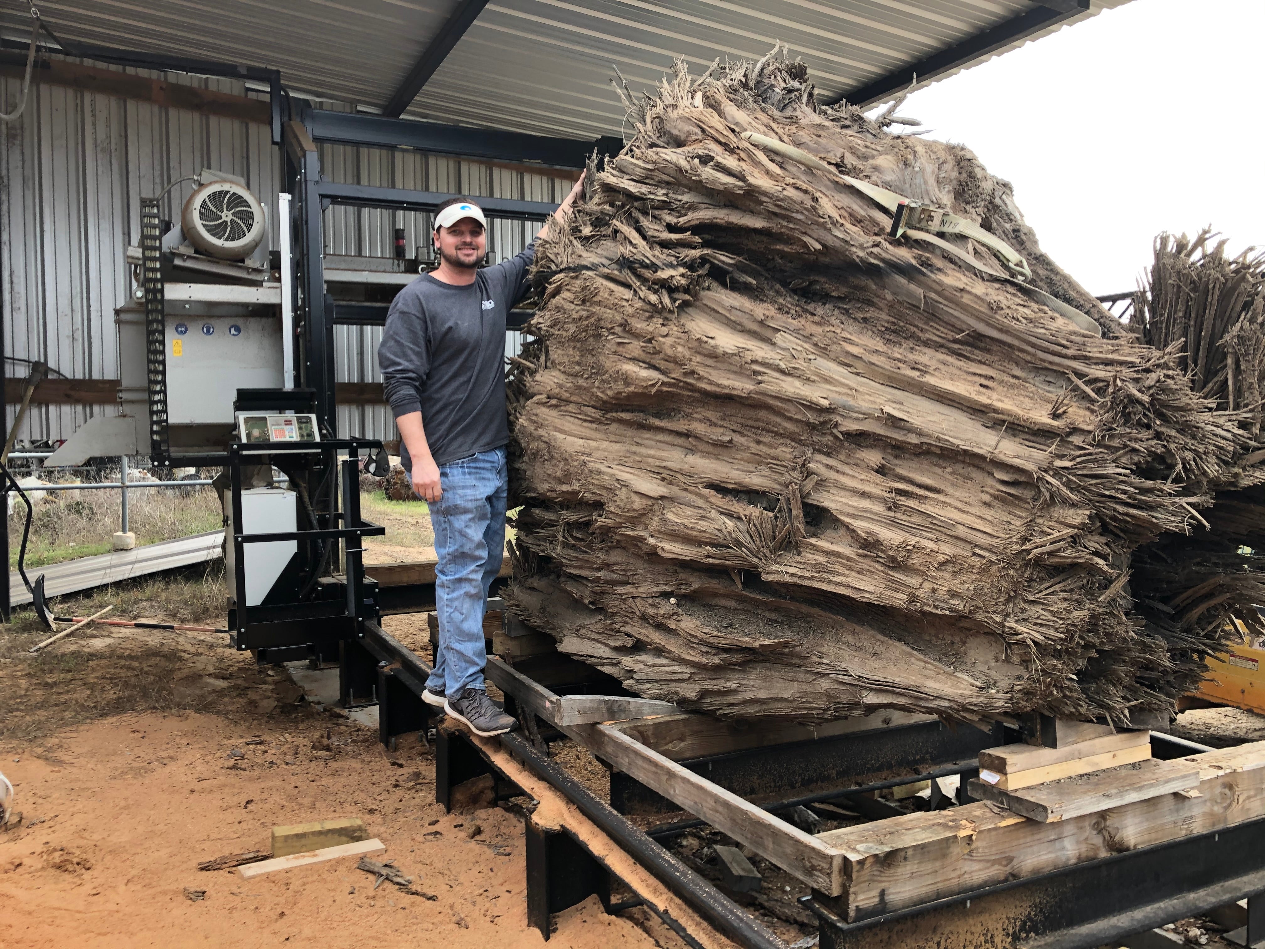 181 B.C Ancient Sinker Cypress Slab (Eagle Head)