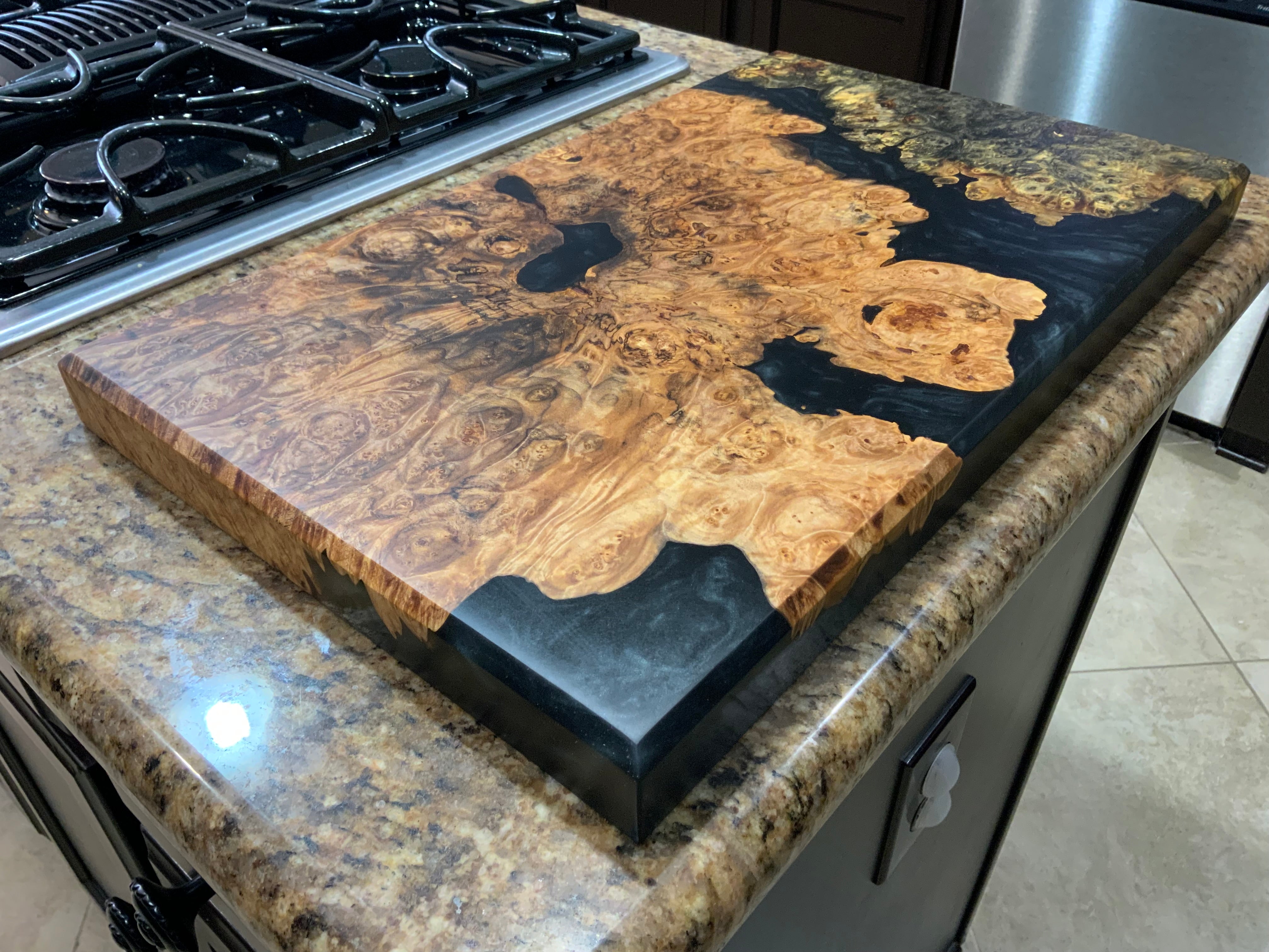 Tabla de charcutería de arce y castaño de indias