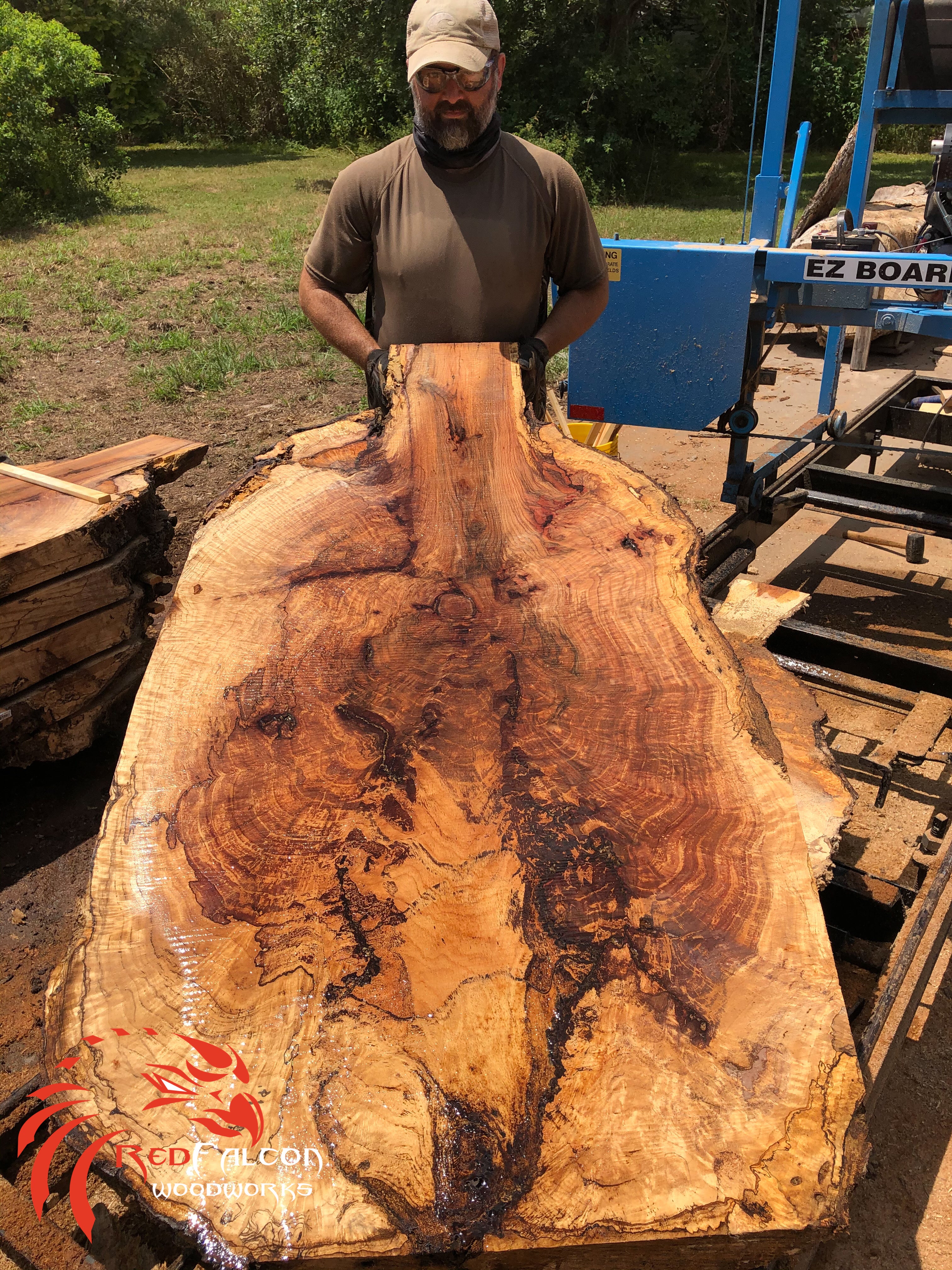 Losa híbrida de roble rojo