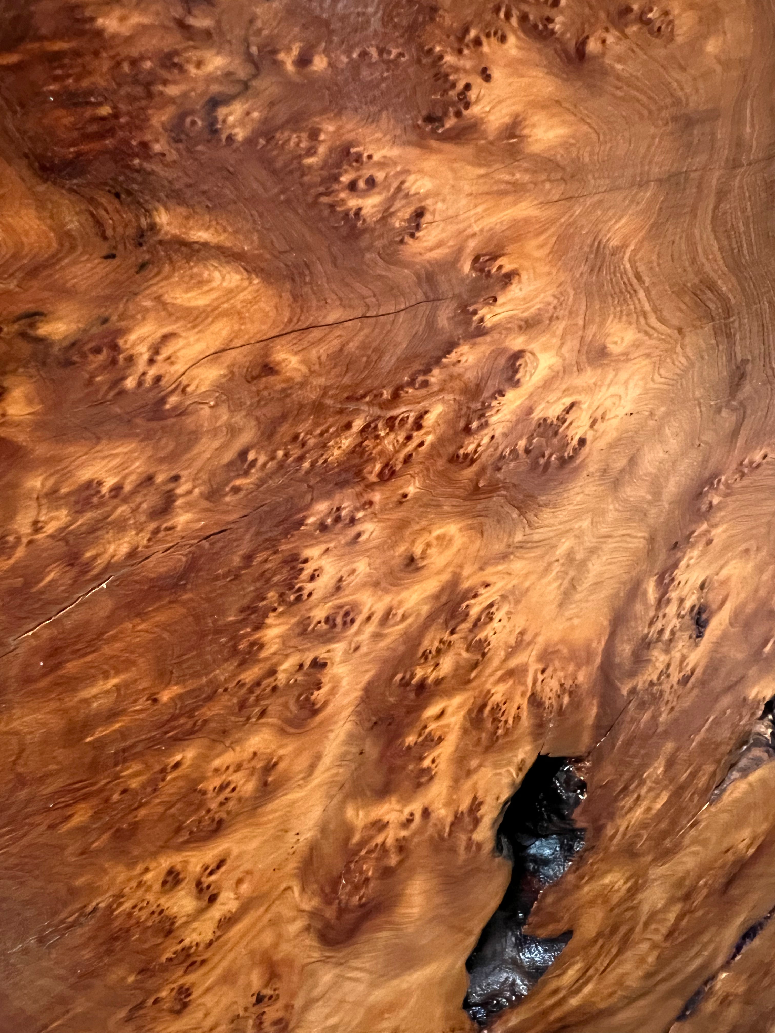 Juniper Burl Losa Redonda 36”