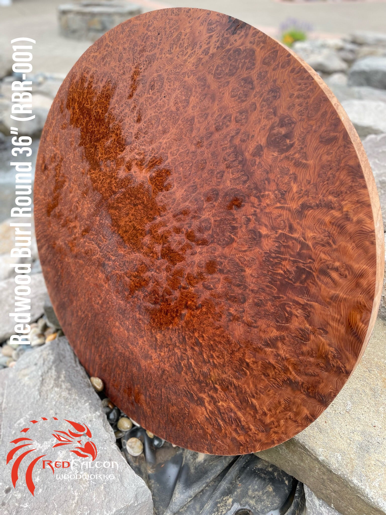 Redwood Burl Round 36”